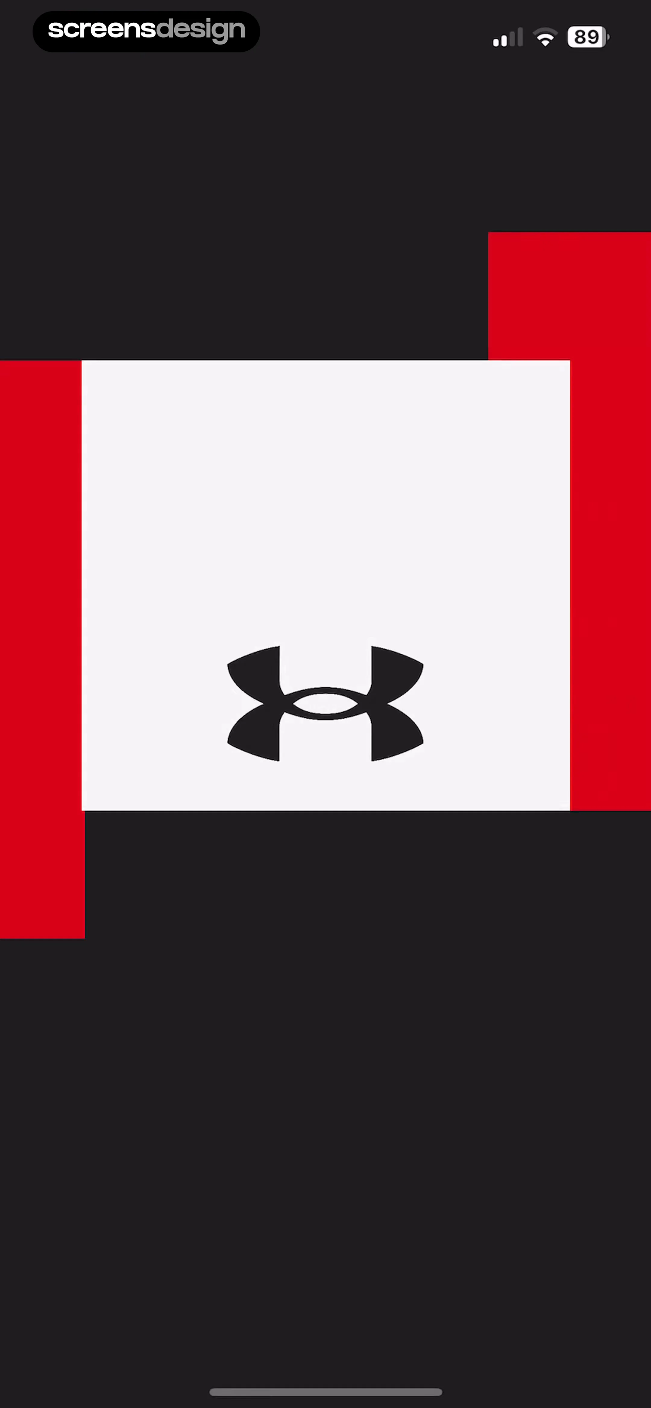Under Armour screen 1