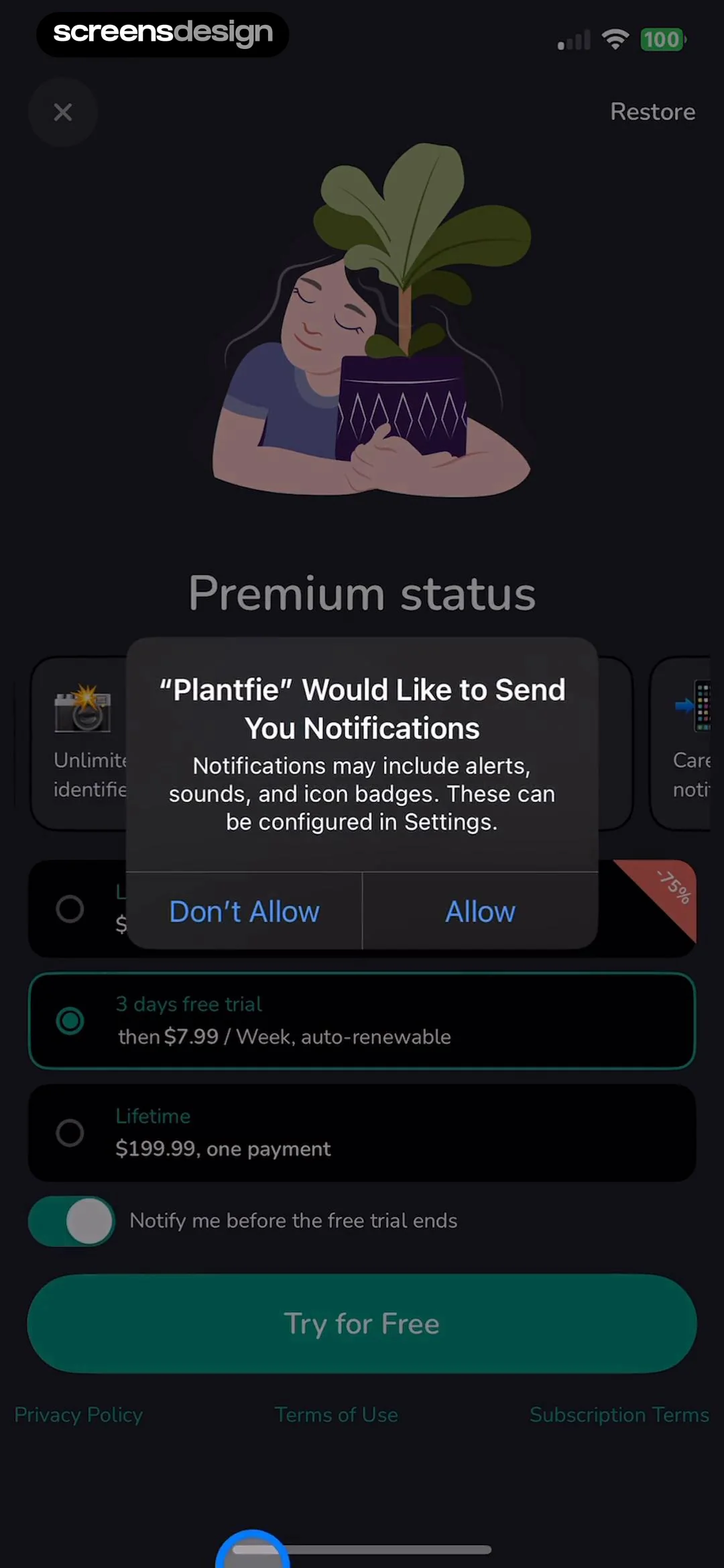 Plantfie・Plant Care Identifier screen 7