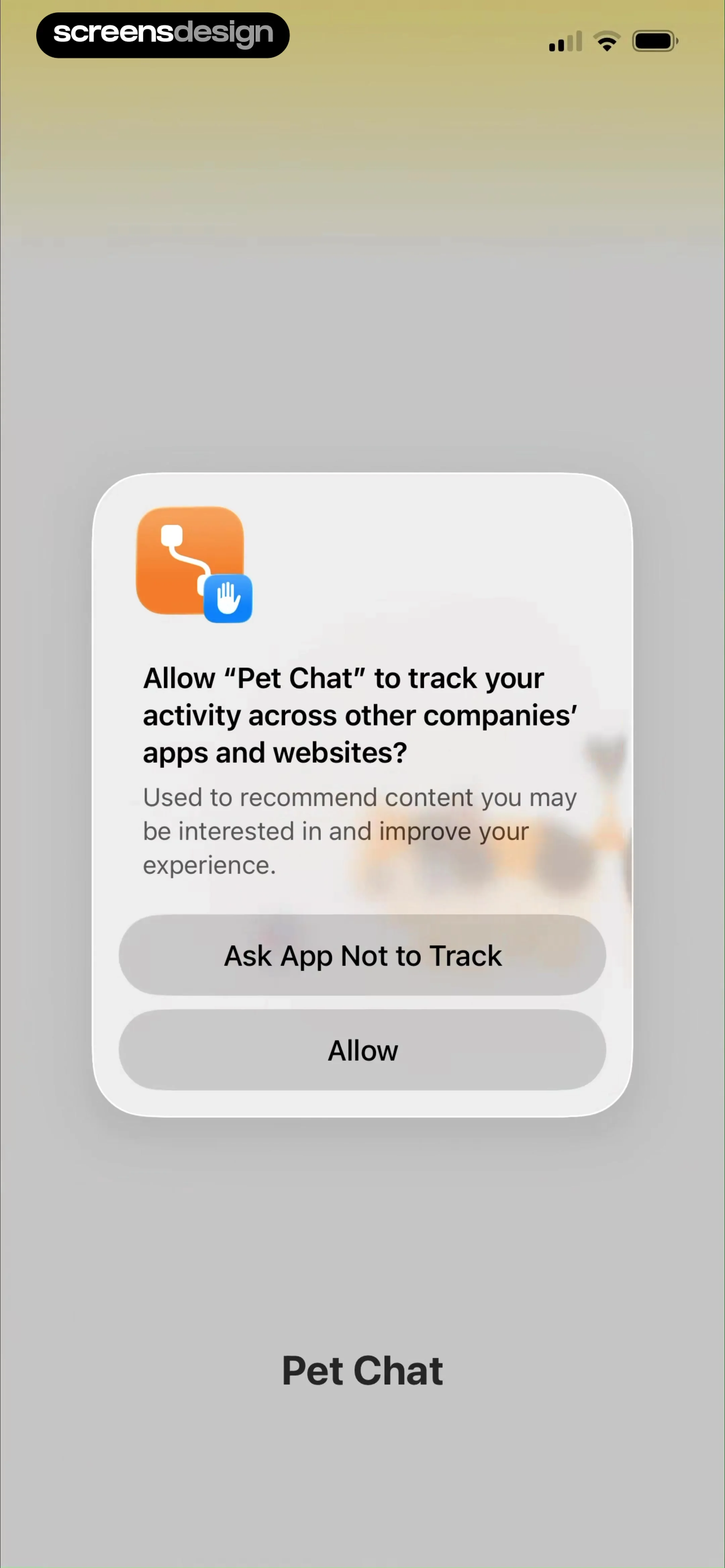 Pet Chat: Cat & Dog Translator screen 1