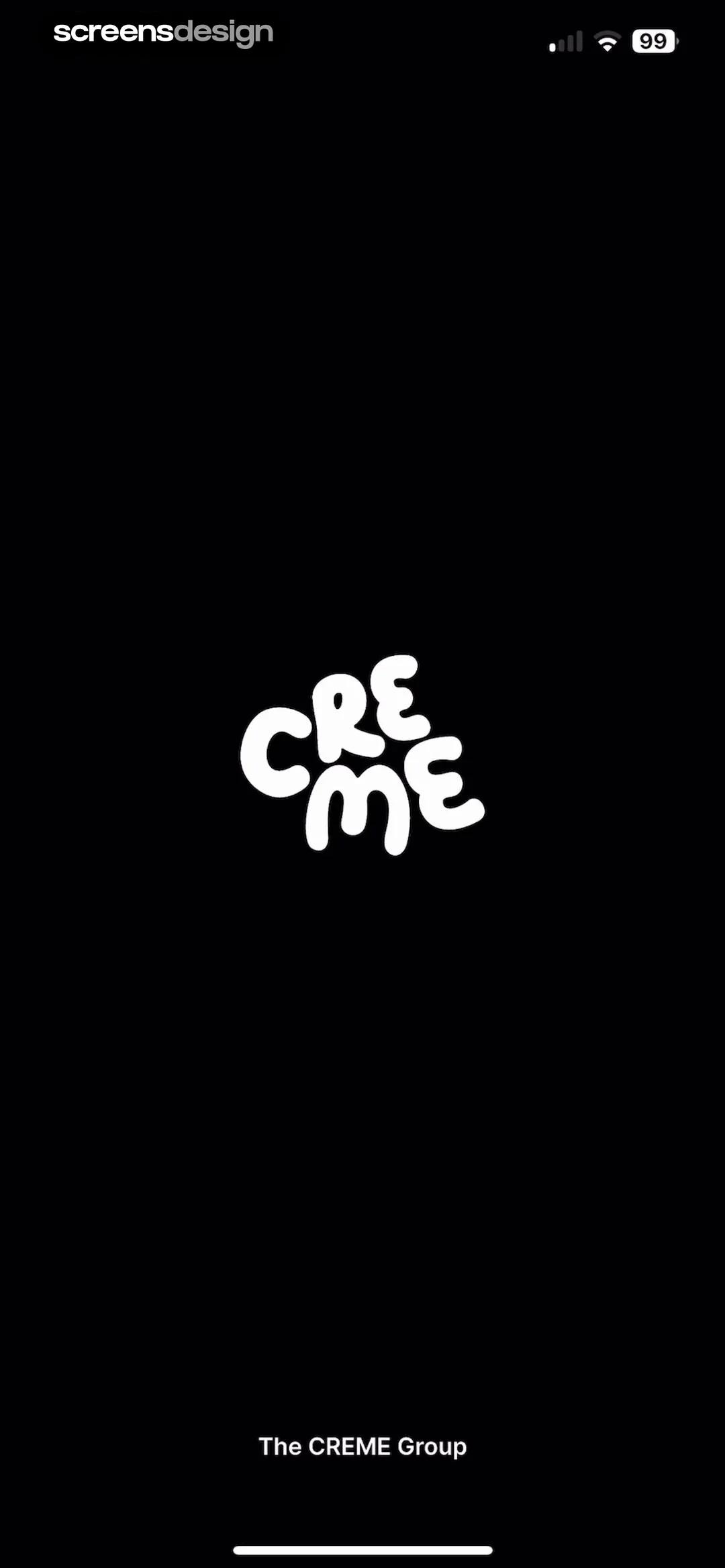 CREME: Create Memorable Meals screen 1