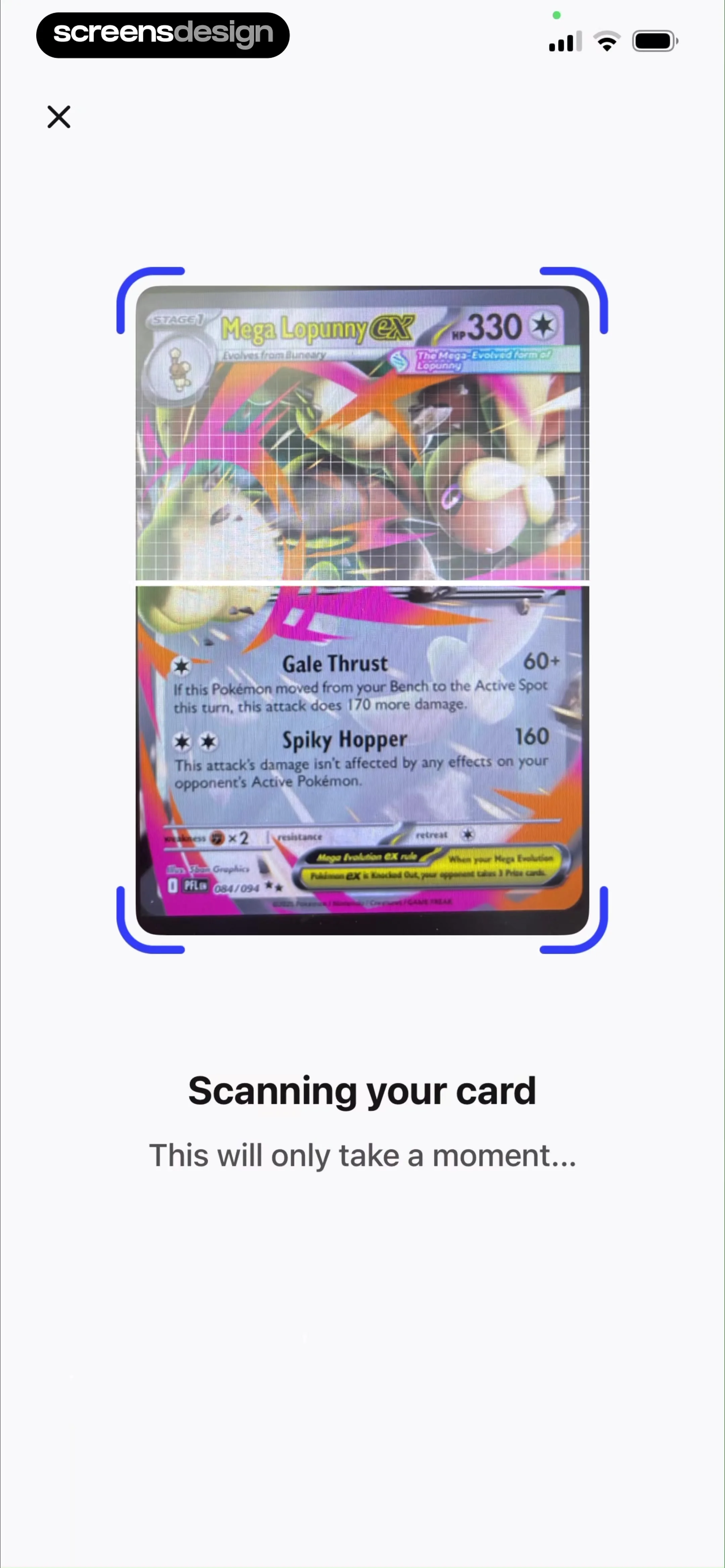 TCG Card Scanner & Value-Foloy replay screen