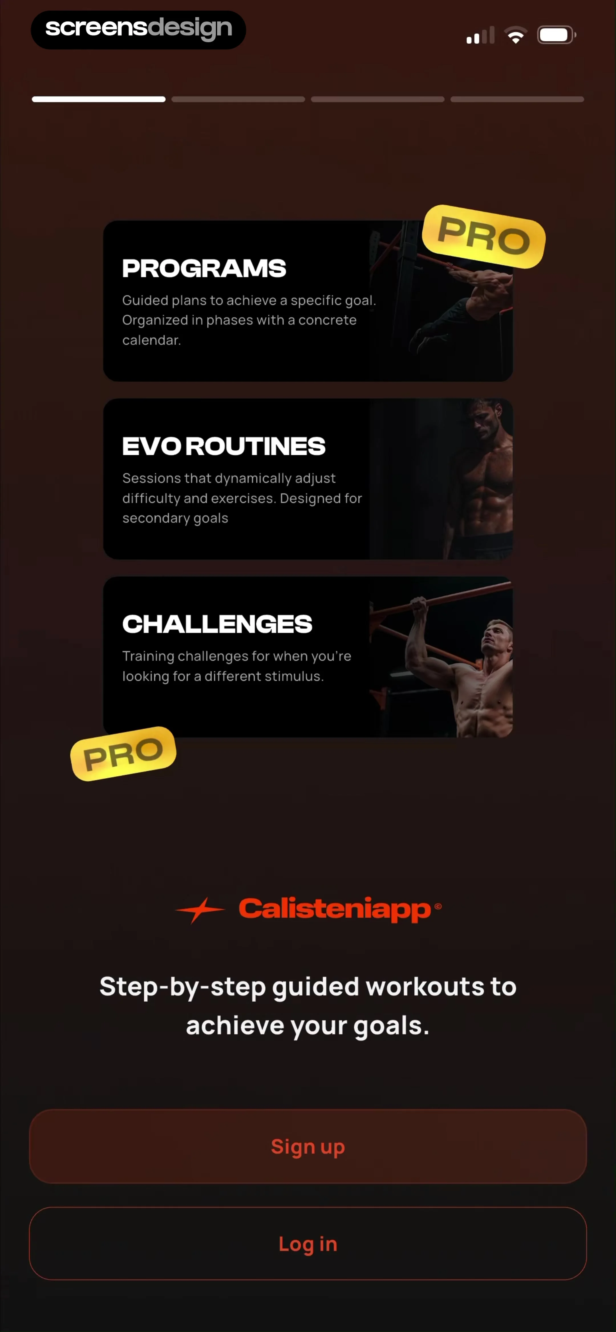 Calisteniapp: Fit & Strong screen 3