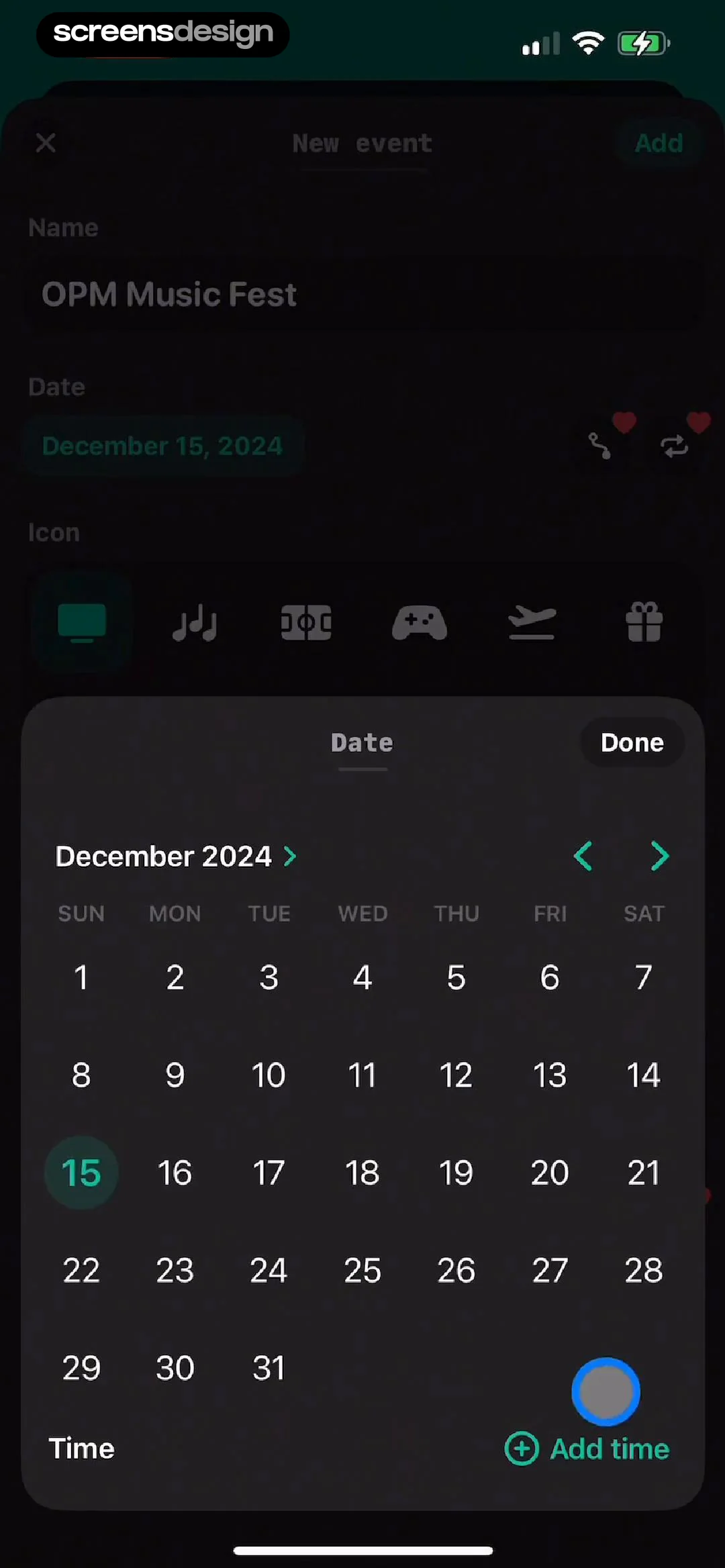 Up Ahead: Countdown Widgets screen 3