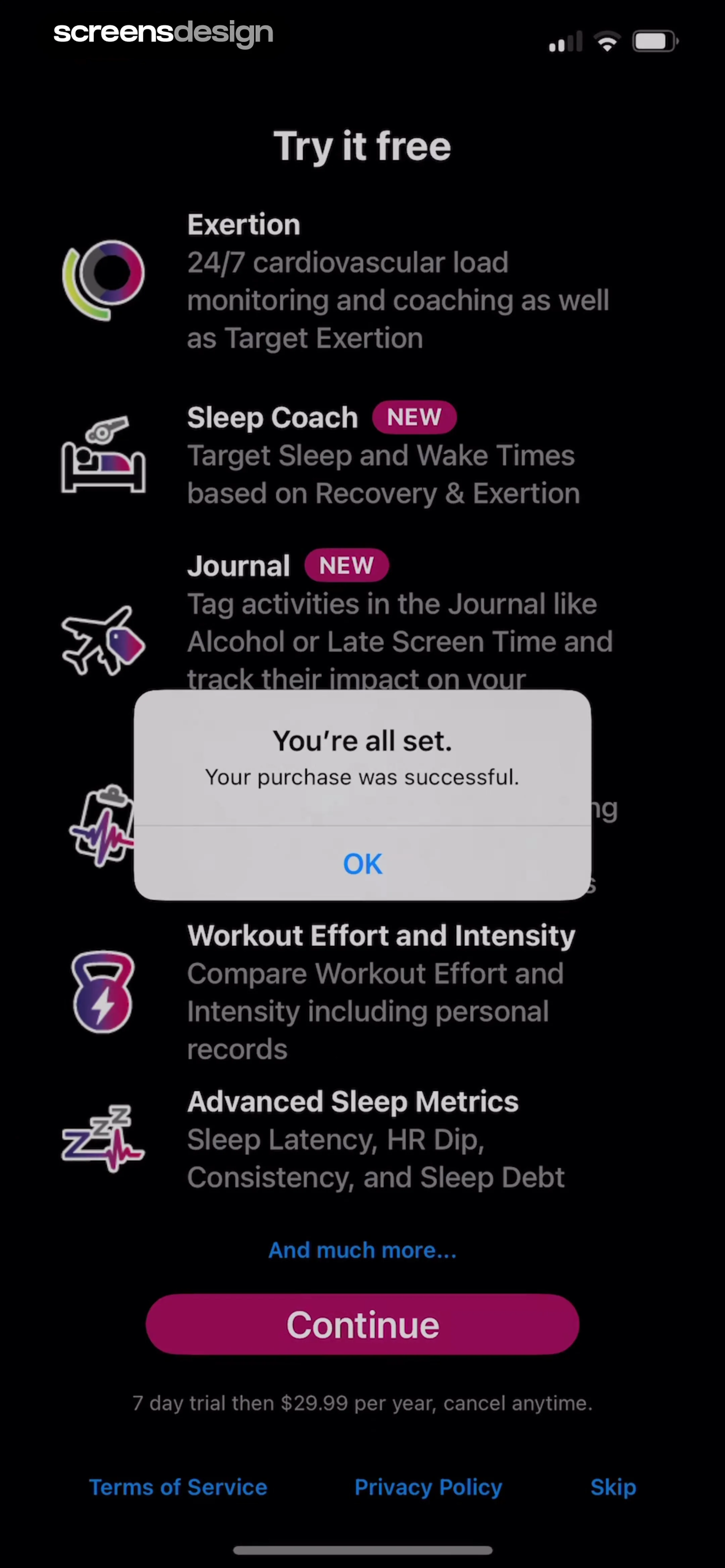 Athlytic: Fitness & Recovery screen 8