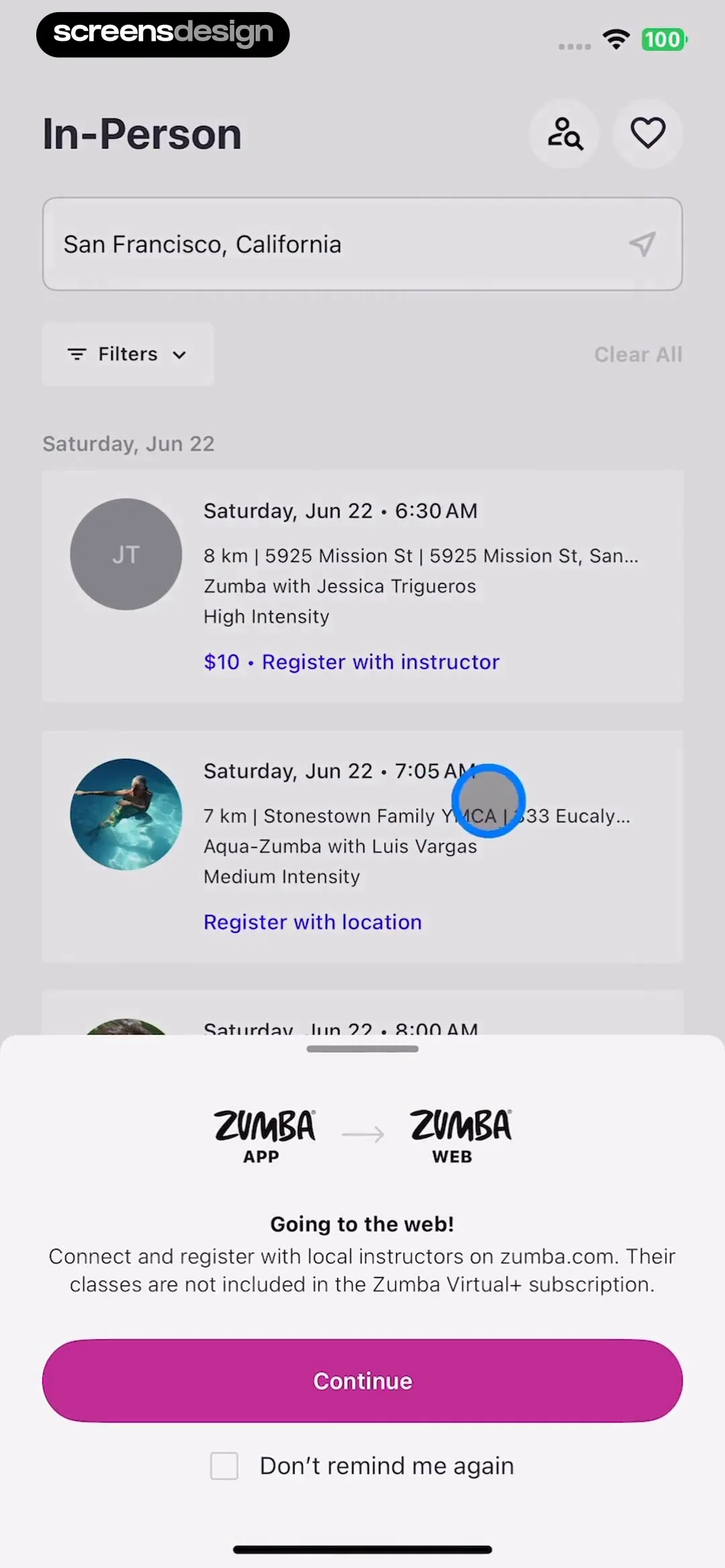 Zumba - Dance Fitness Workout screen 54