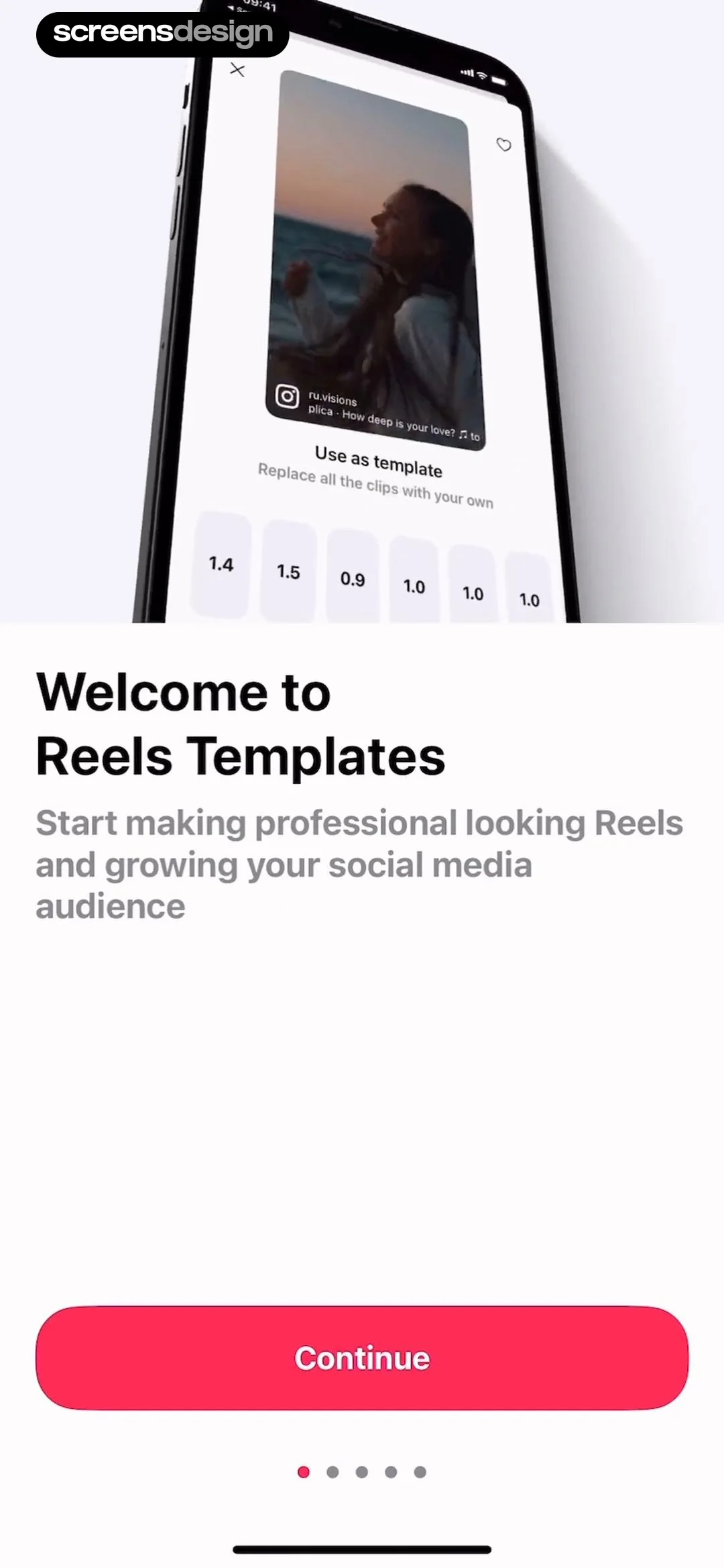 Reels Templates & Maker screen 2