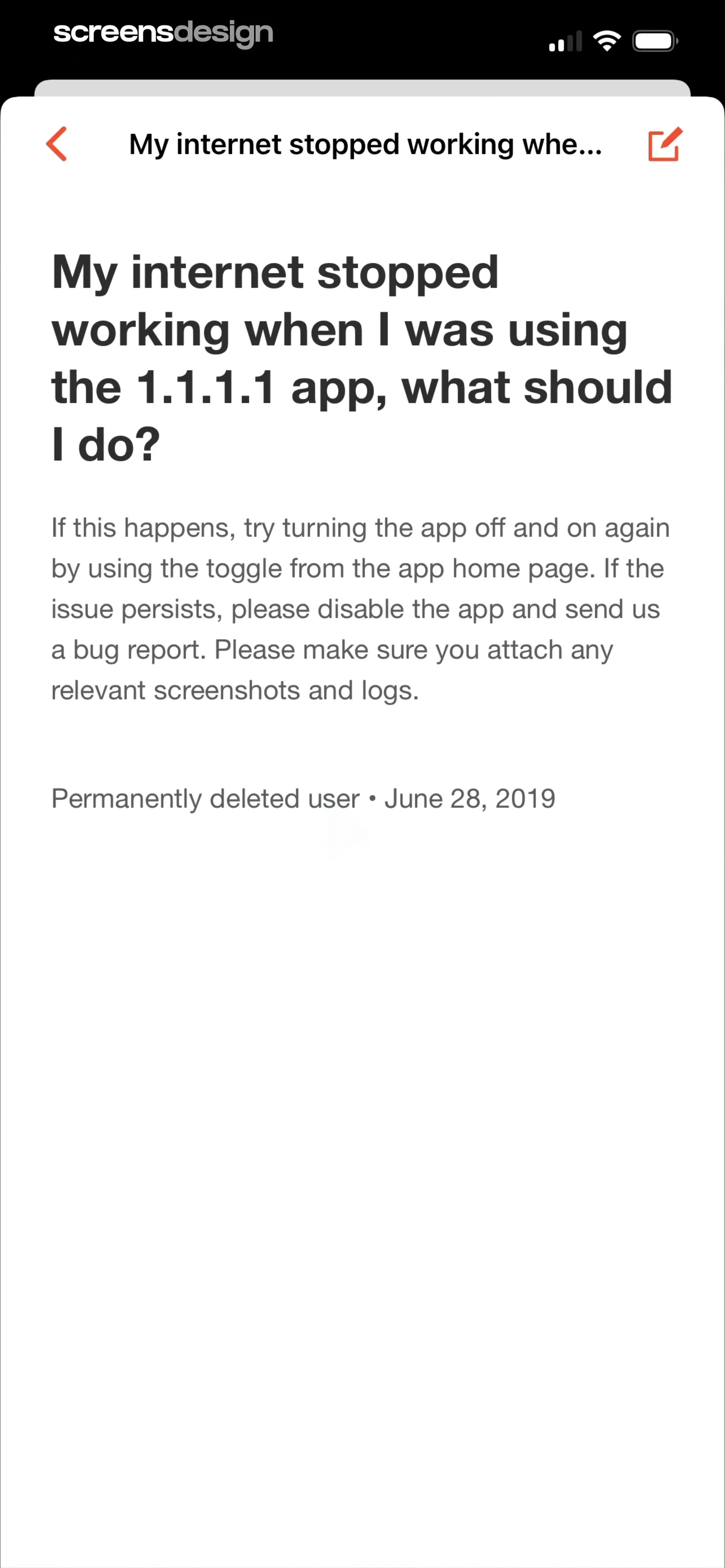 1.1.1.1: Faster Internet screen 16