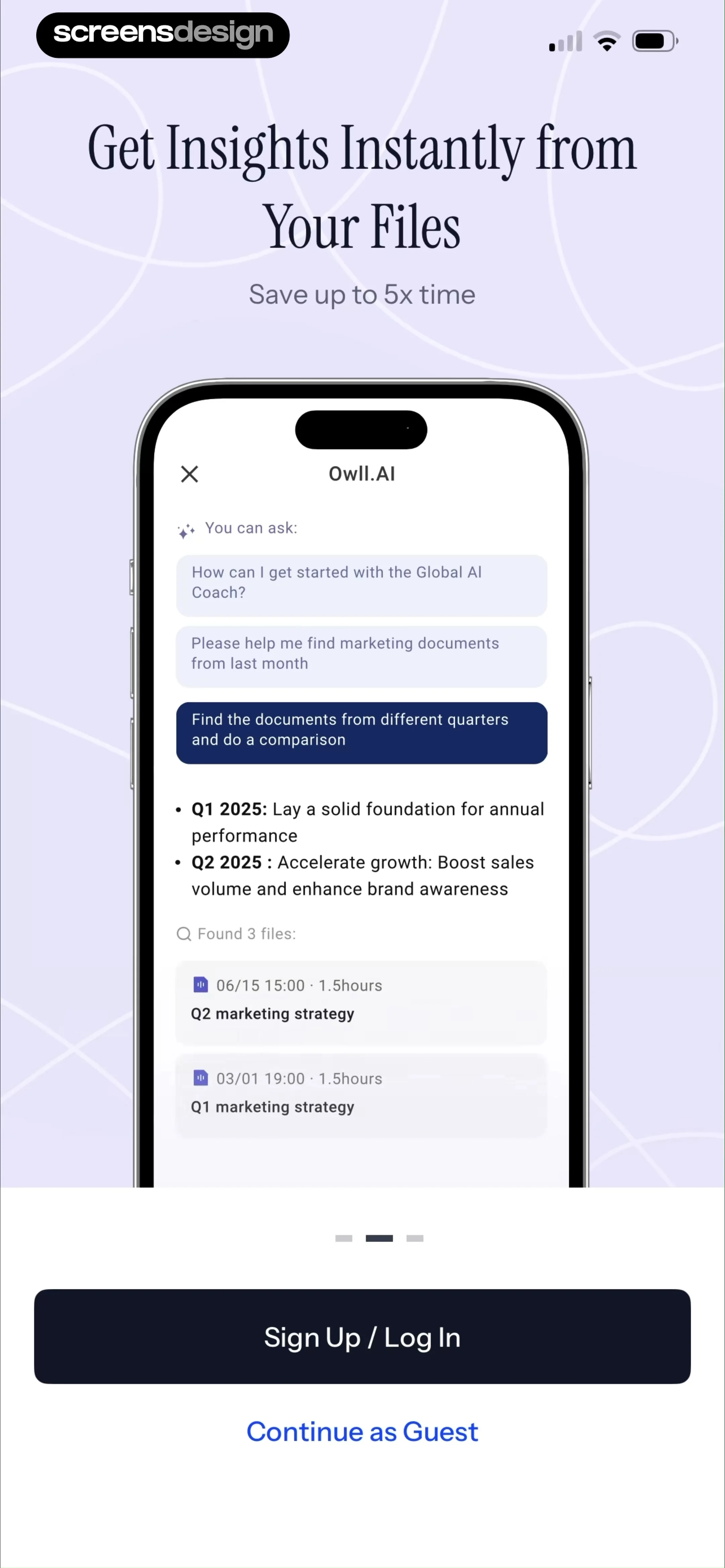 Owll: AI Note Taker&Assistant screen 8