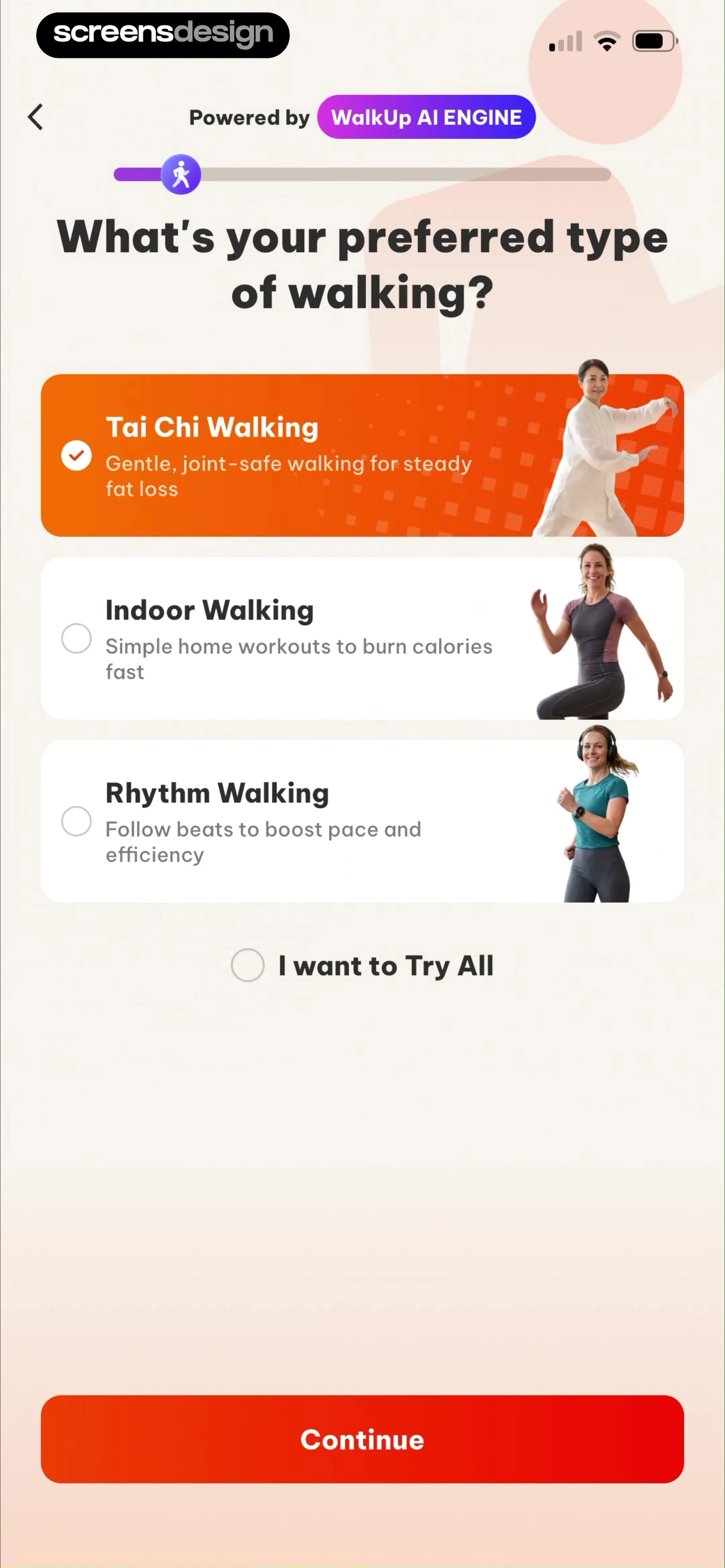 WalkUp | Weight Loss Tracker screen 5