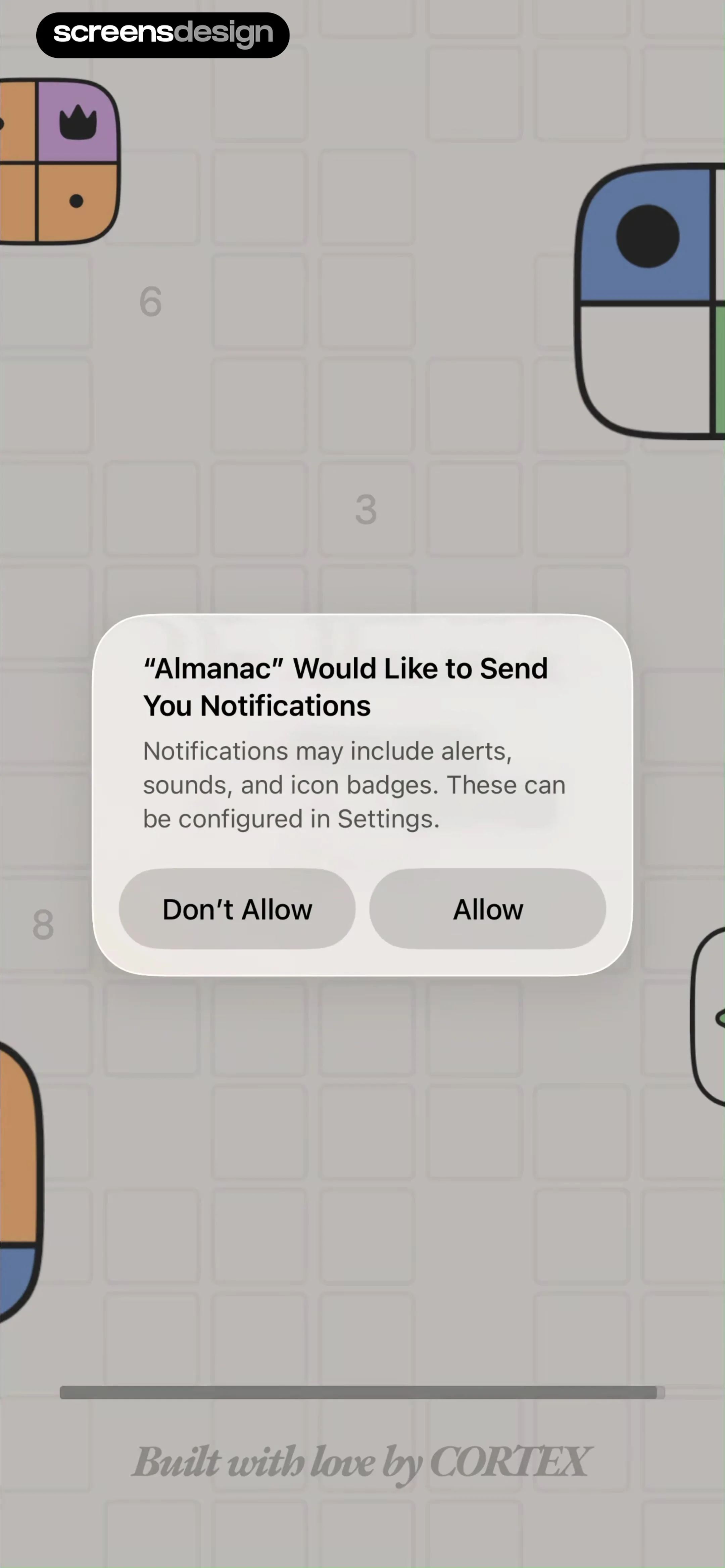 The Almanac screen 3