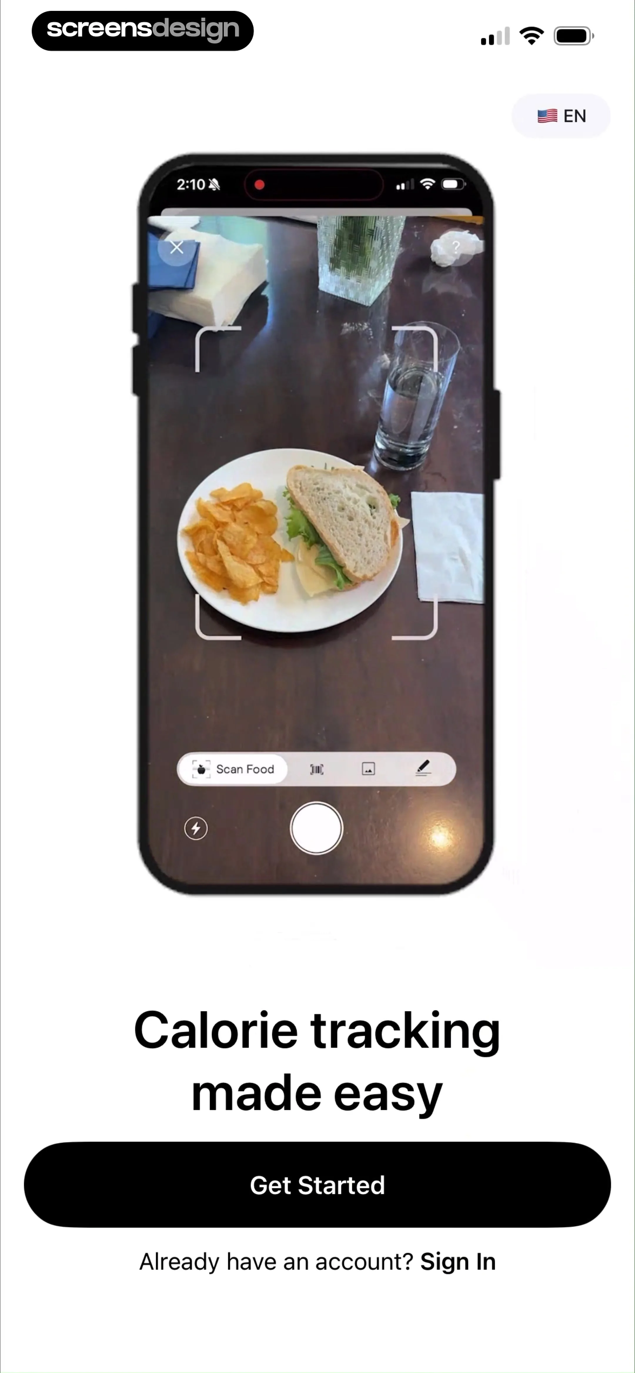 Cal AI - Calorie Tracker screen 2