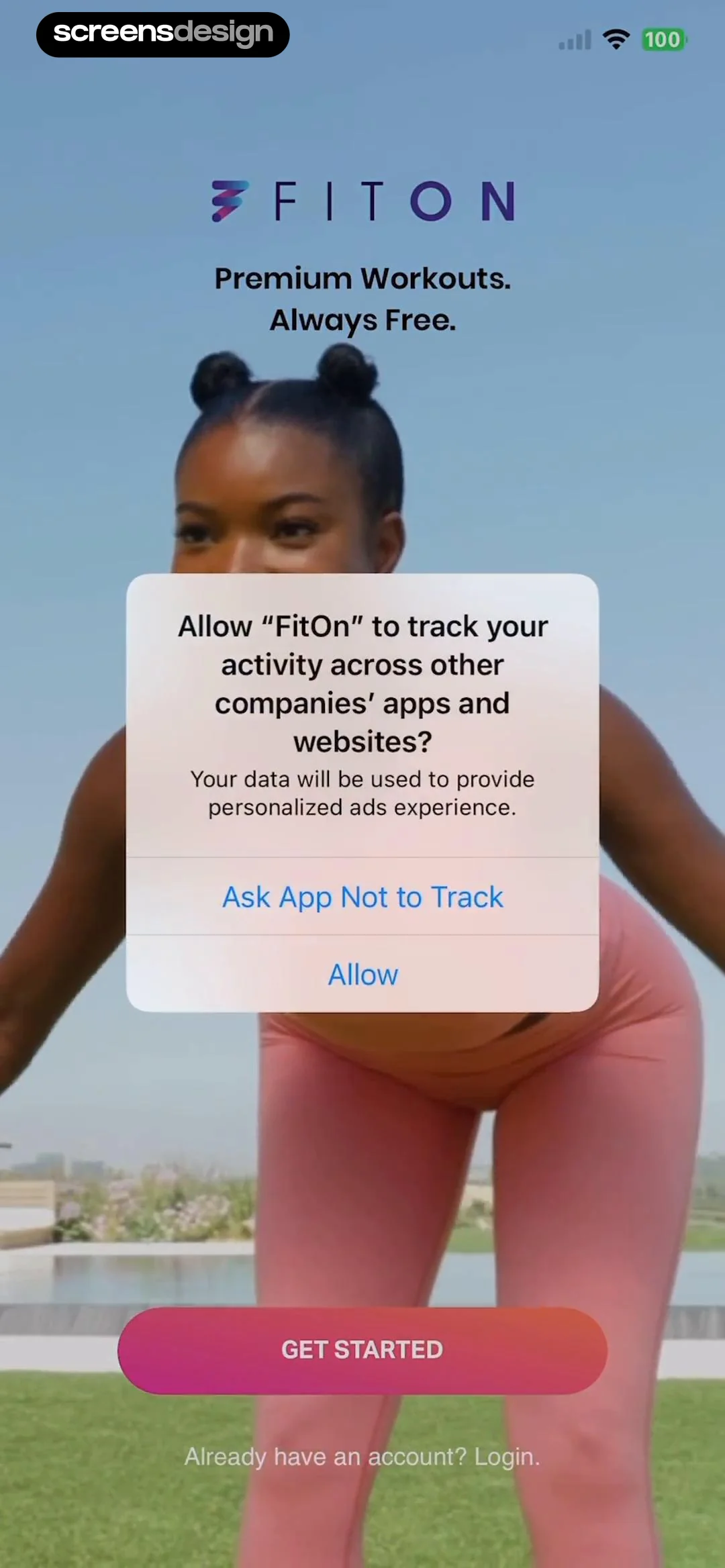 FitOn Workouts & Fitness Plans screen 3