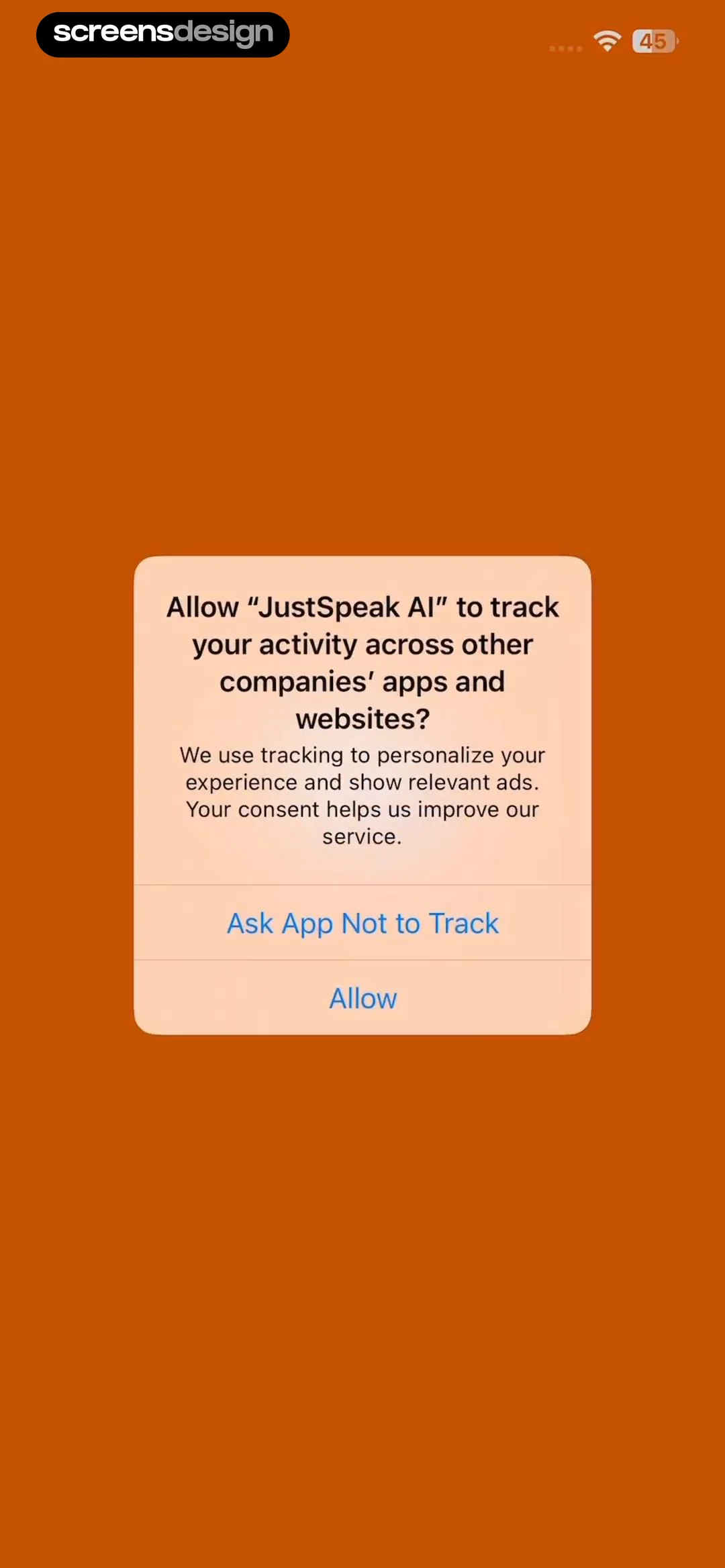 JustSpeak – AI English Tutor screen 1