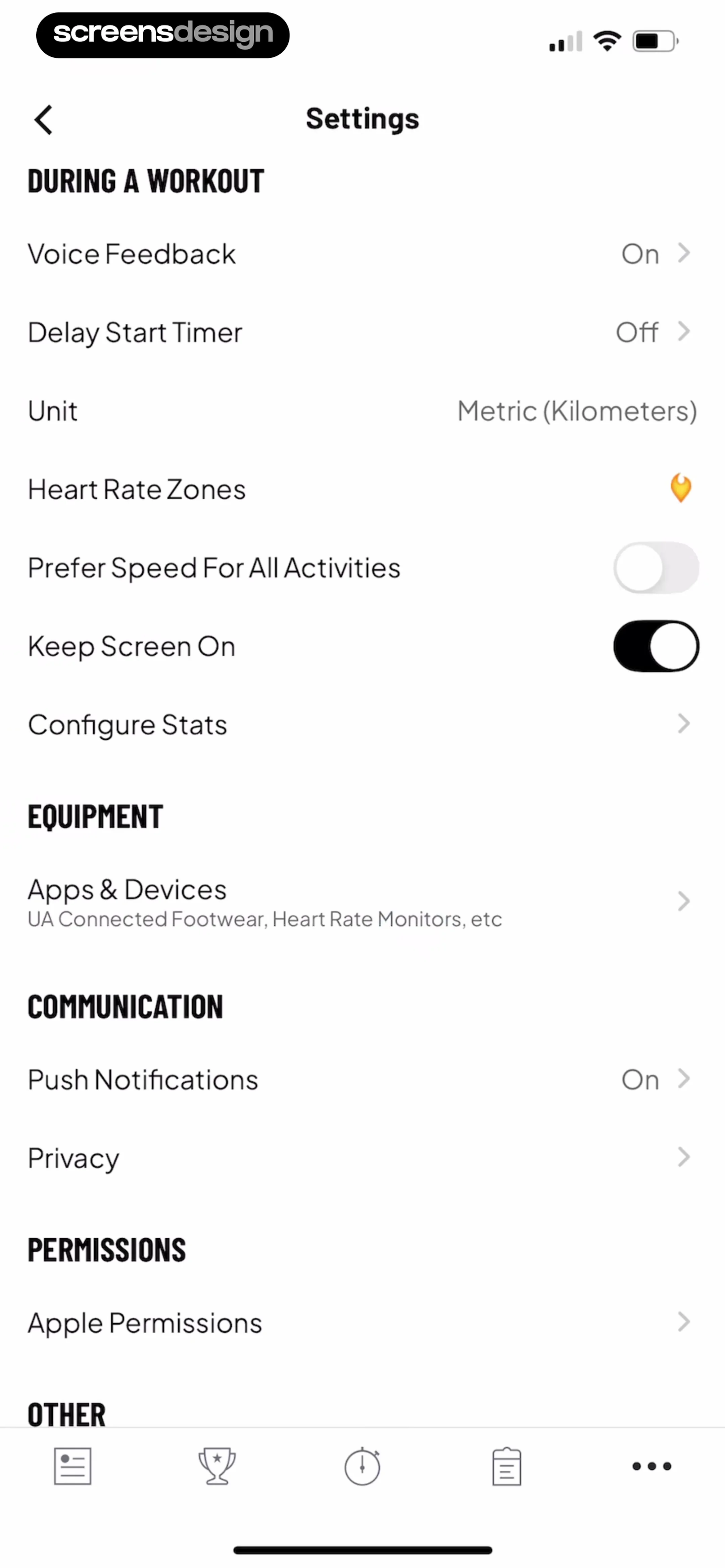 Map My Run GPS Running Tracker screen 143