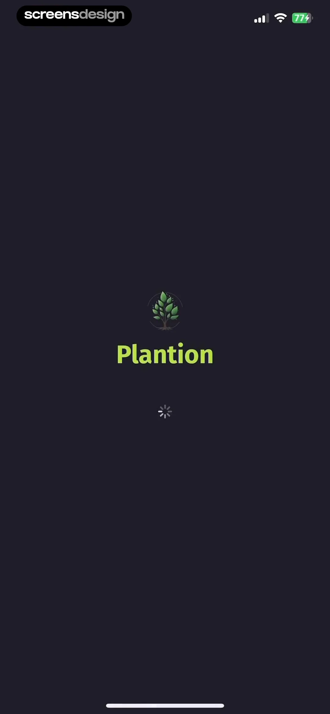 Plantion - Plant Identifier screen 1