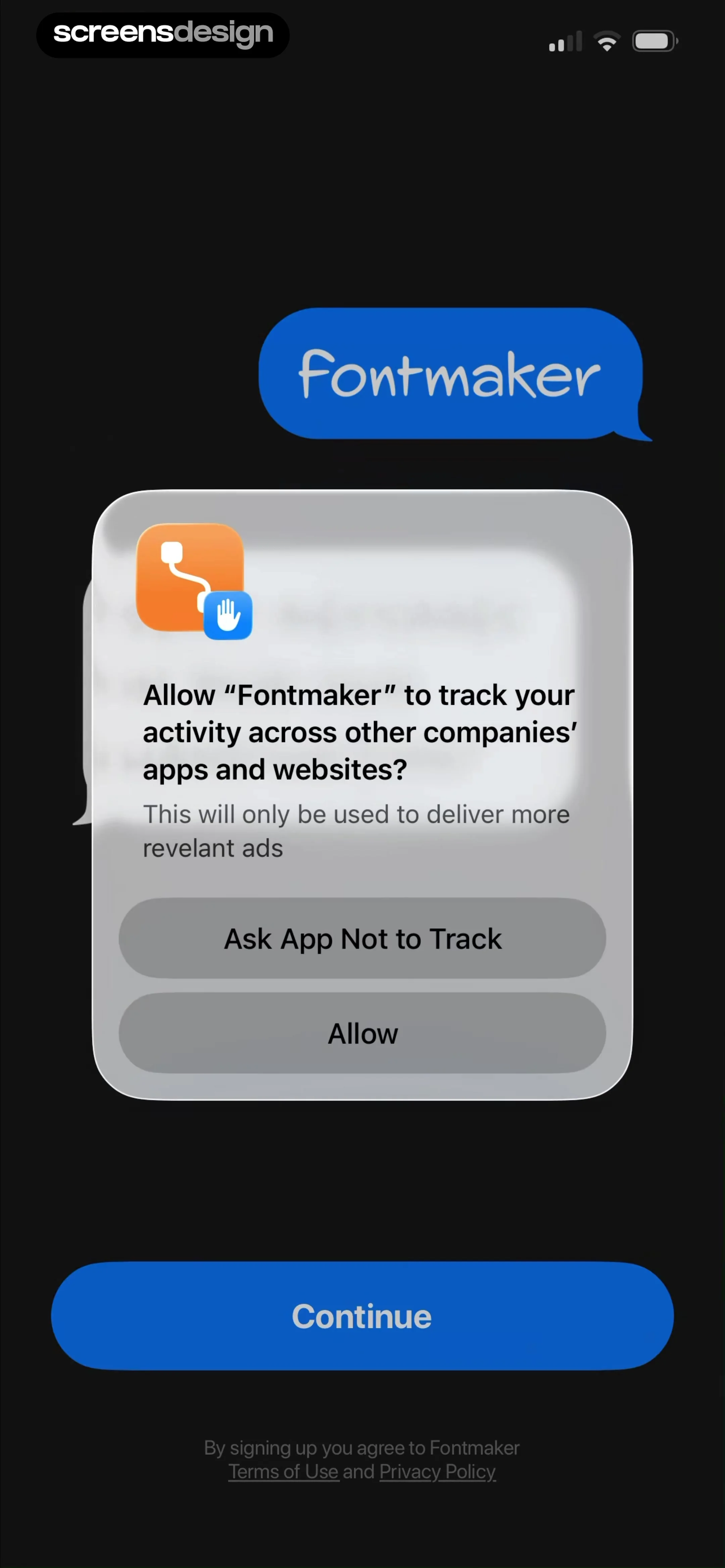 Fontmaker - Font Keyboard App screen 1