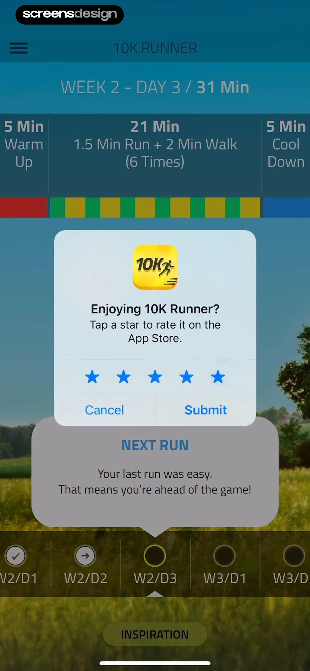 10K Runner, Couch to 10K Run screen 42
