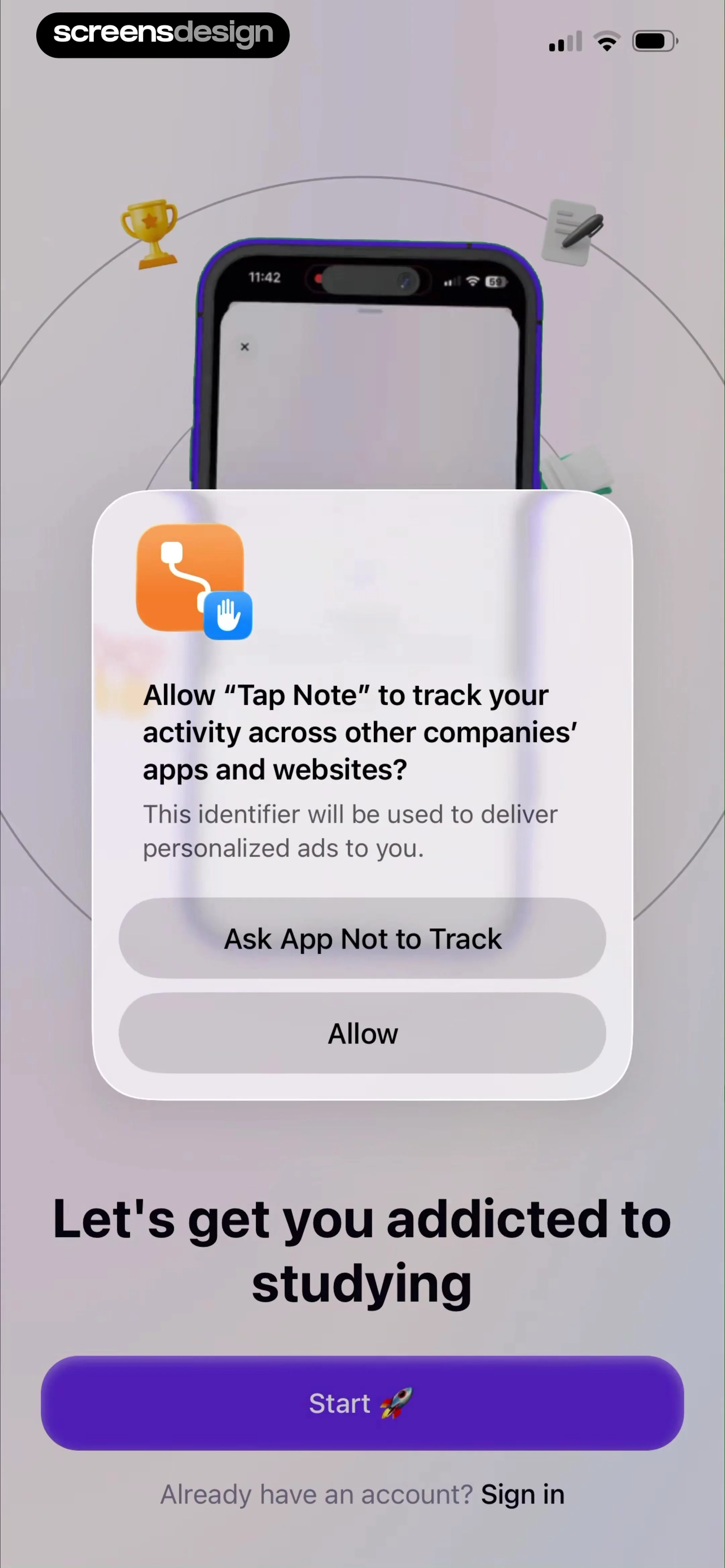 TapNote - Flashcards & Quizzes screen 3