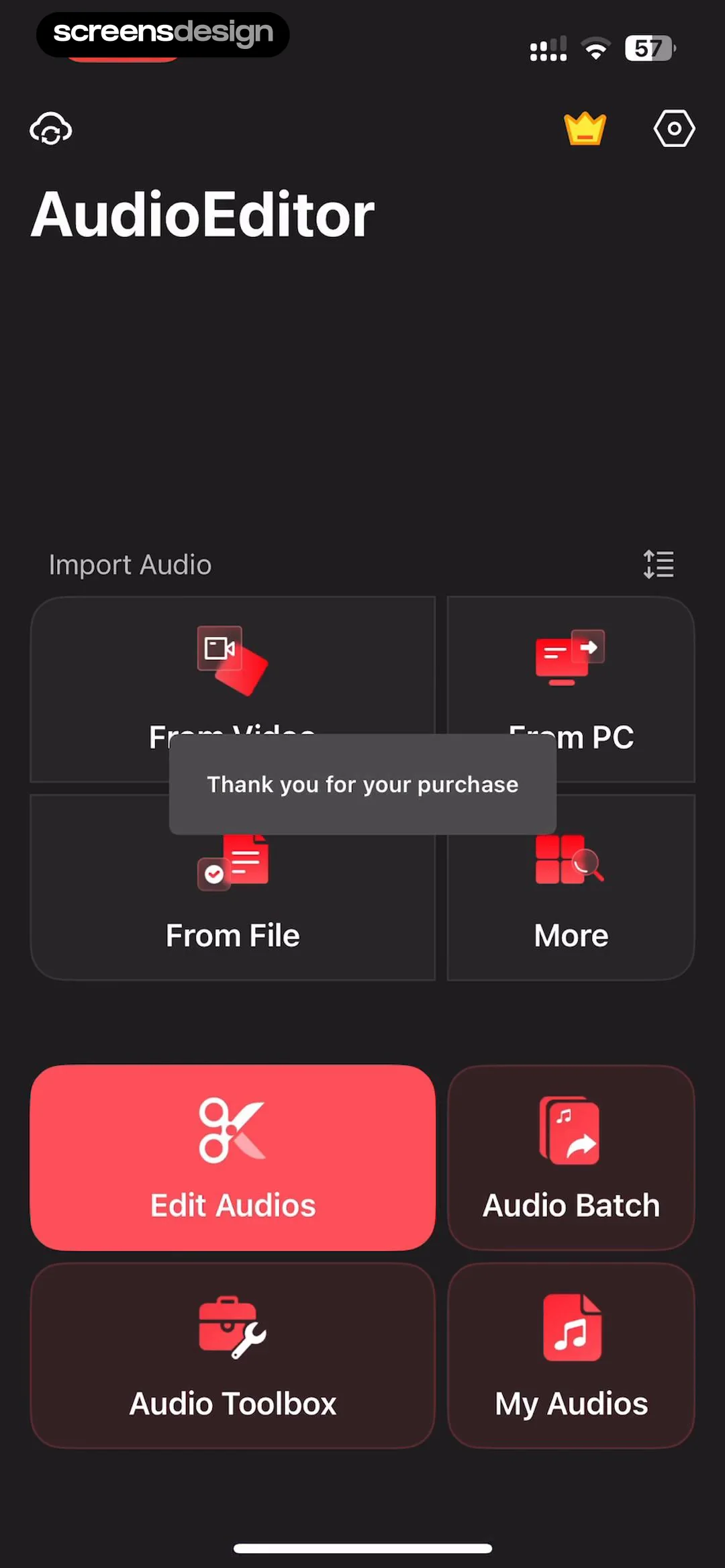 Audio Editor - Music editor screen 5