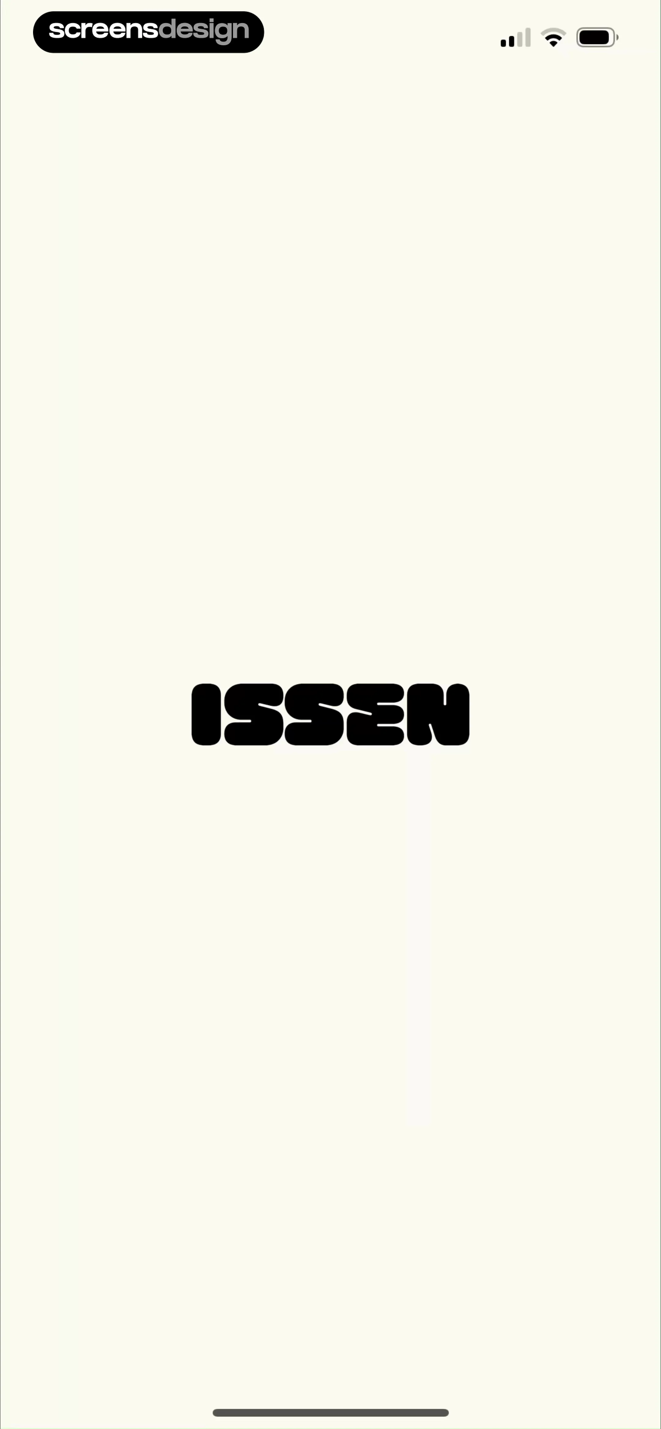 ISSEN - Voice Tutor screen 1