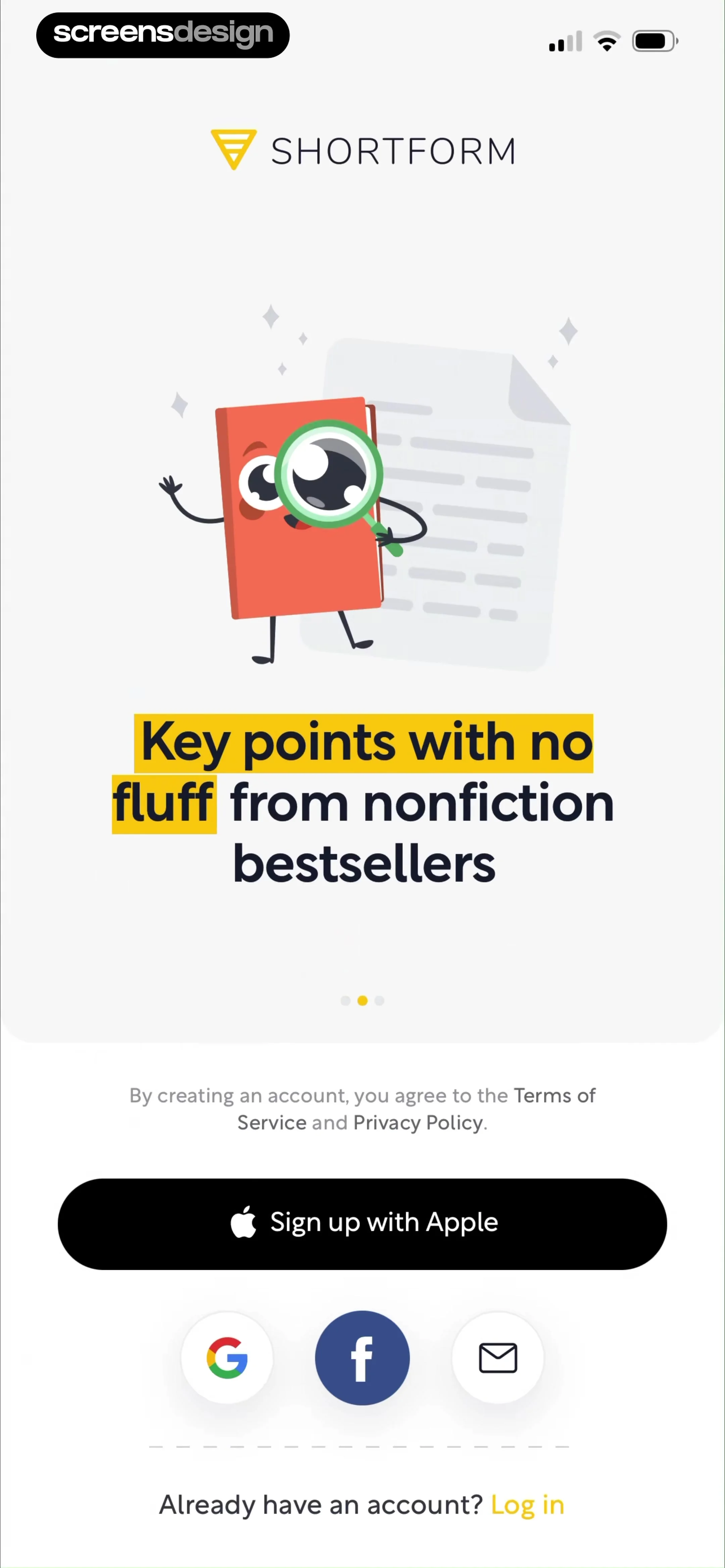 Shortform Daily Book Summaries screen 3