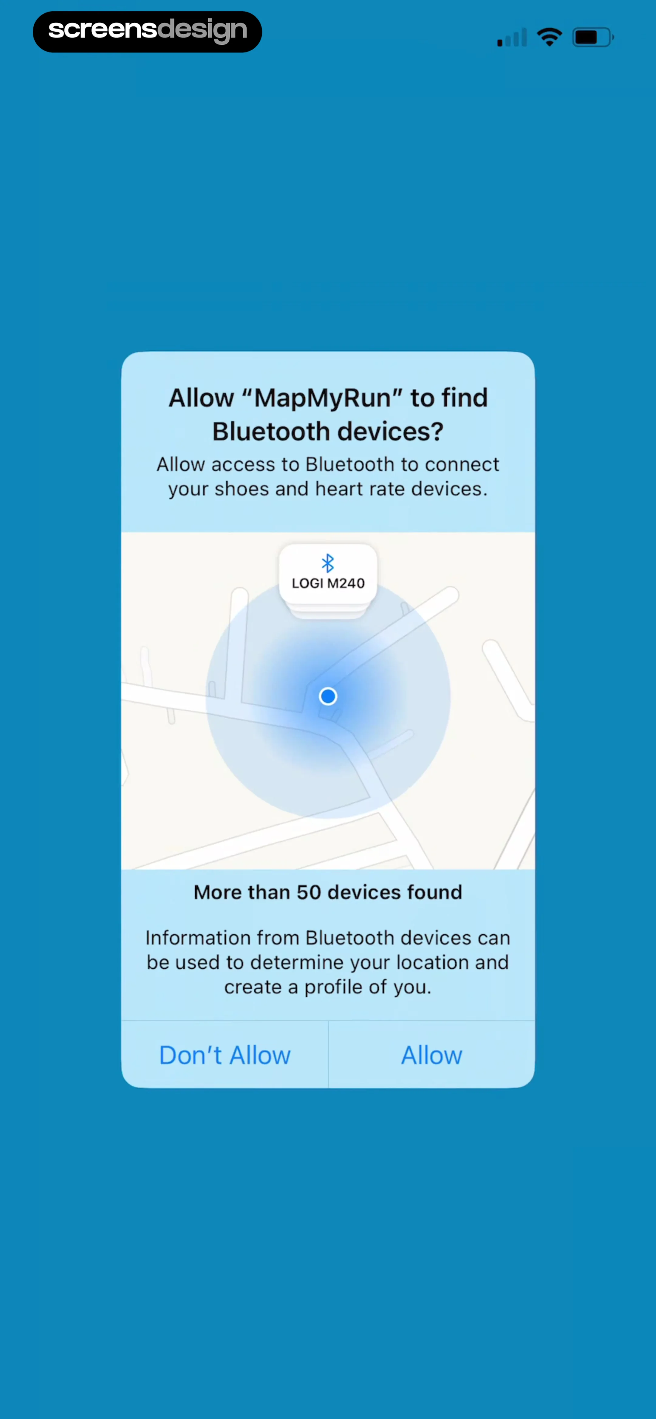 Map My Run GPS Running Tracker screen 2