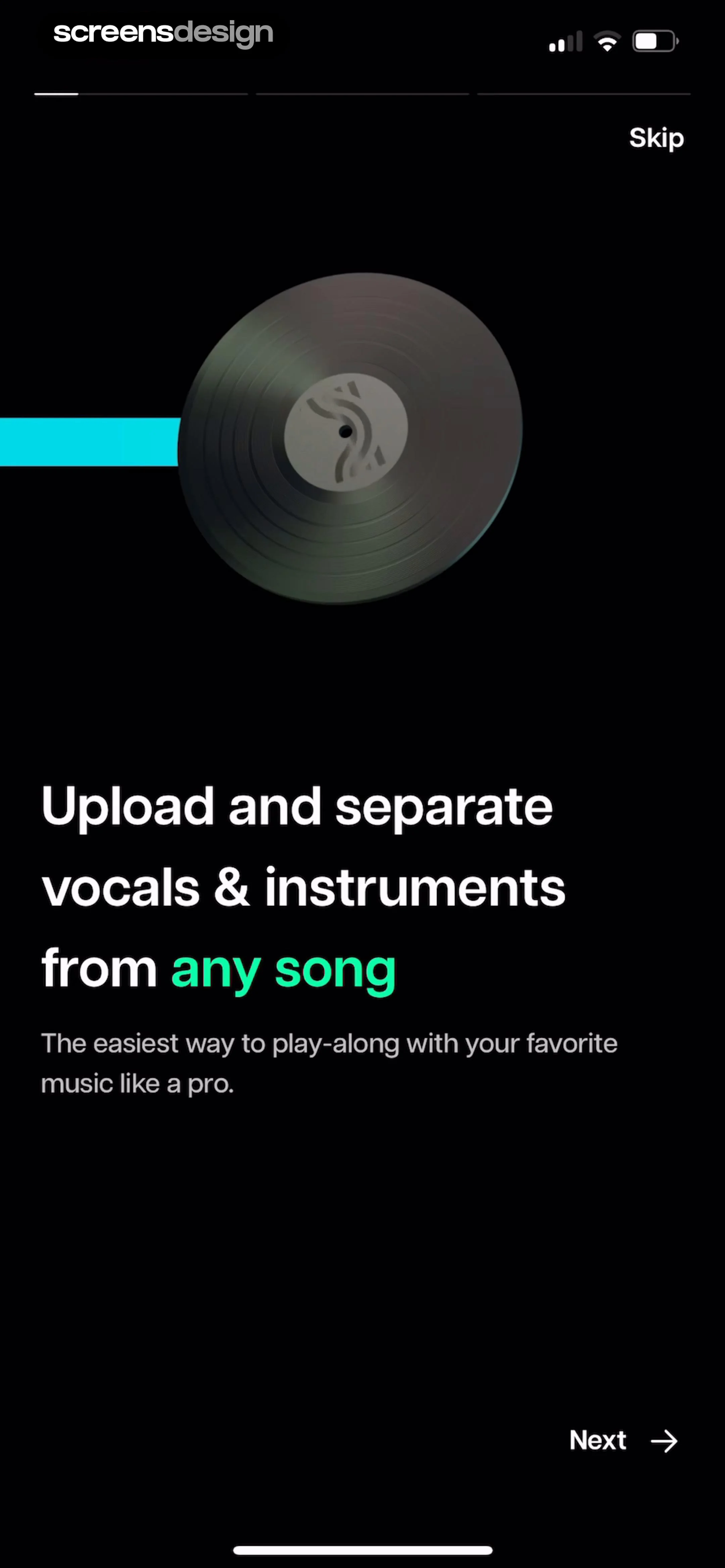 Moises: The Musician's App screen 2