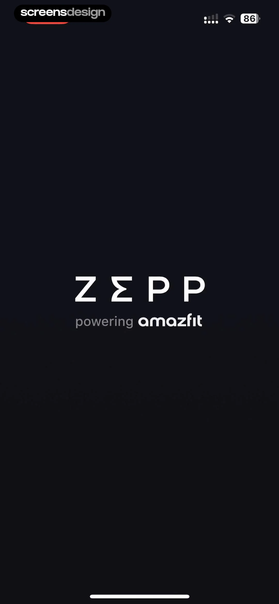 Zepp screen 1