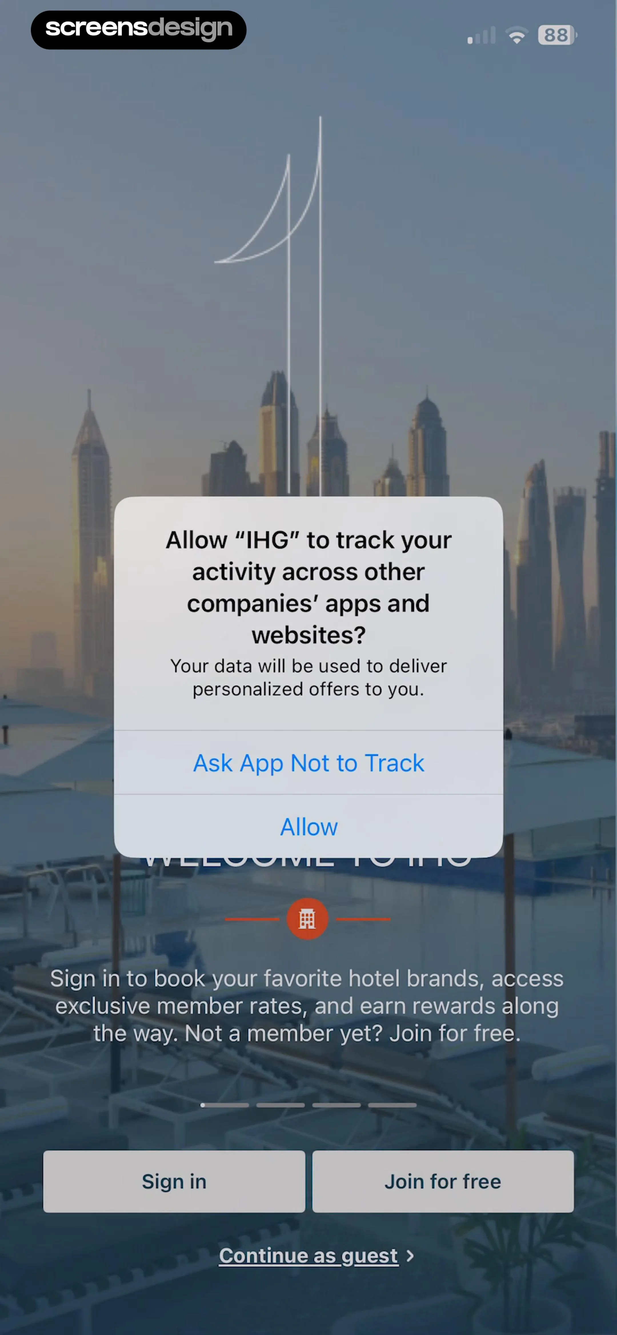 IHG One Rewards: Book Hotels screen 2