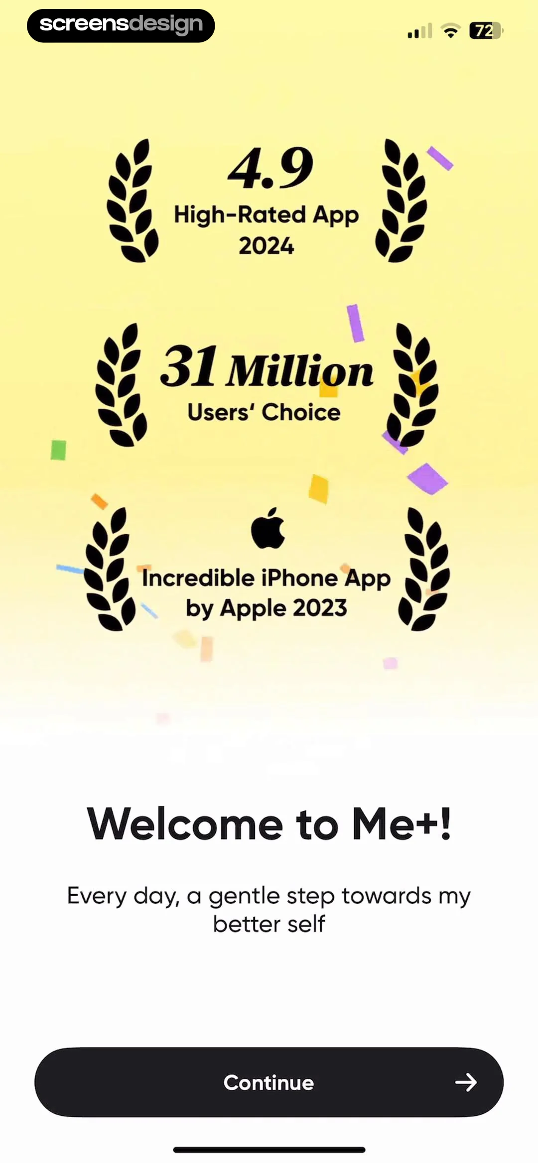 Me+ Lifestyle Routine screen 4