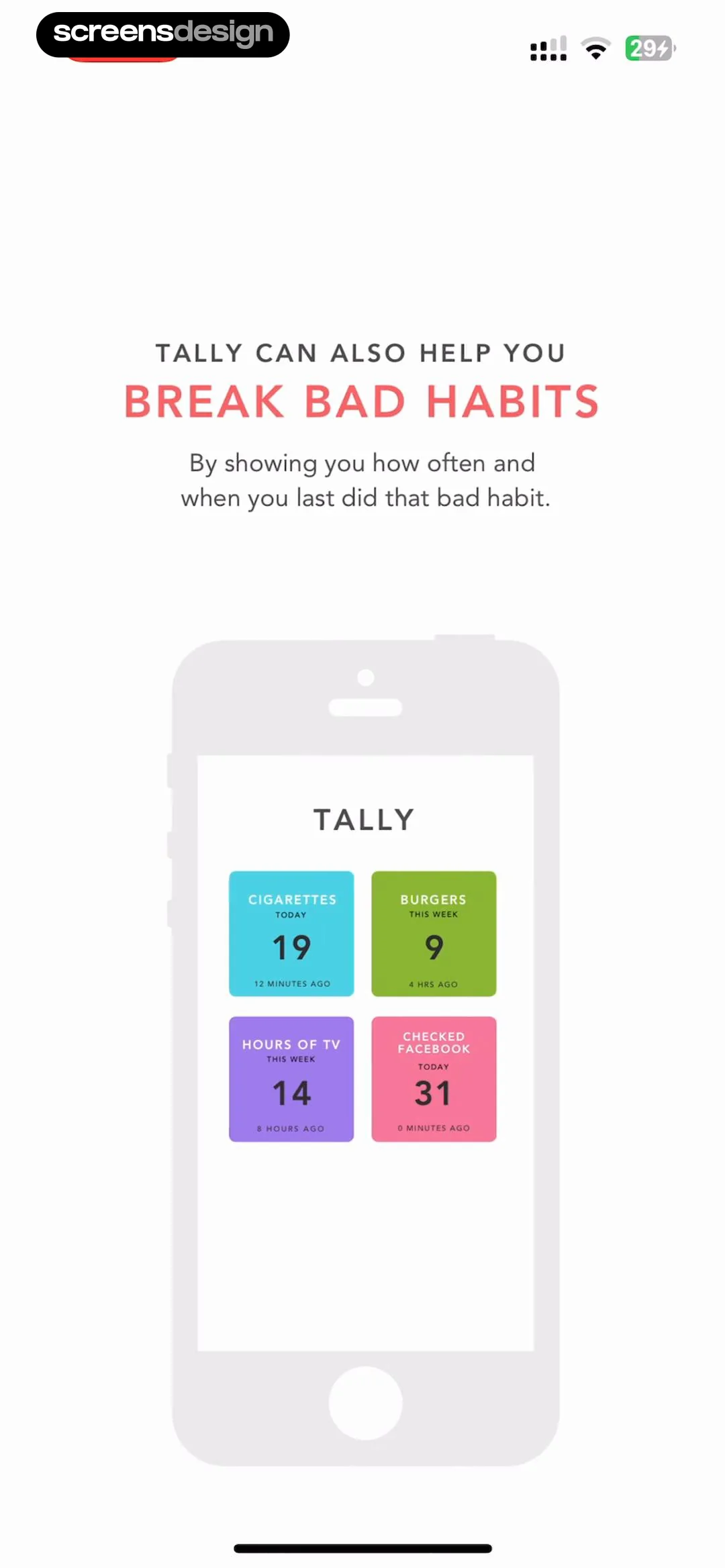 Tally: The Anything Tracker screen 6