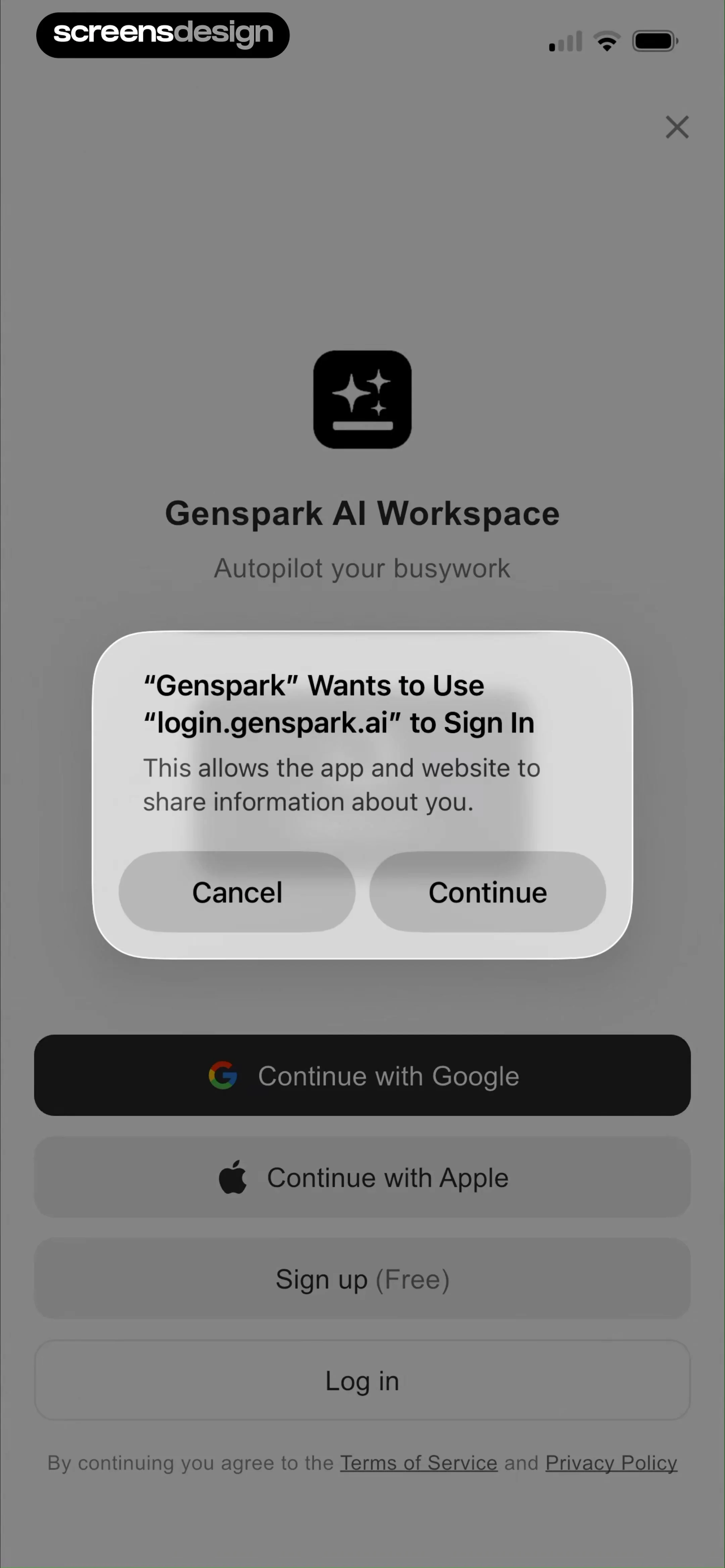Genspark AI Workspace screen 6
