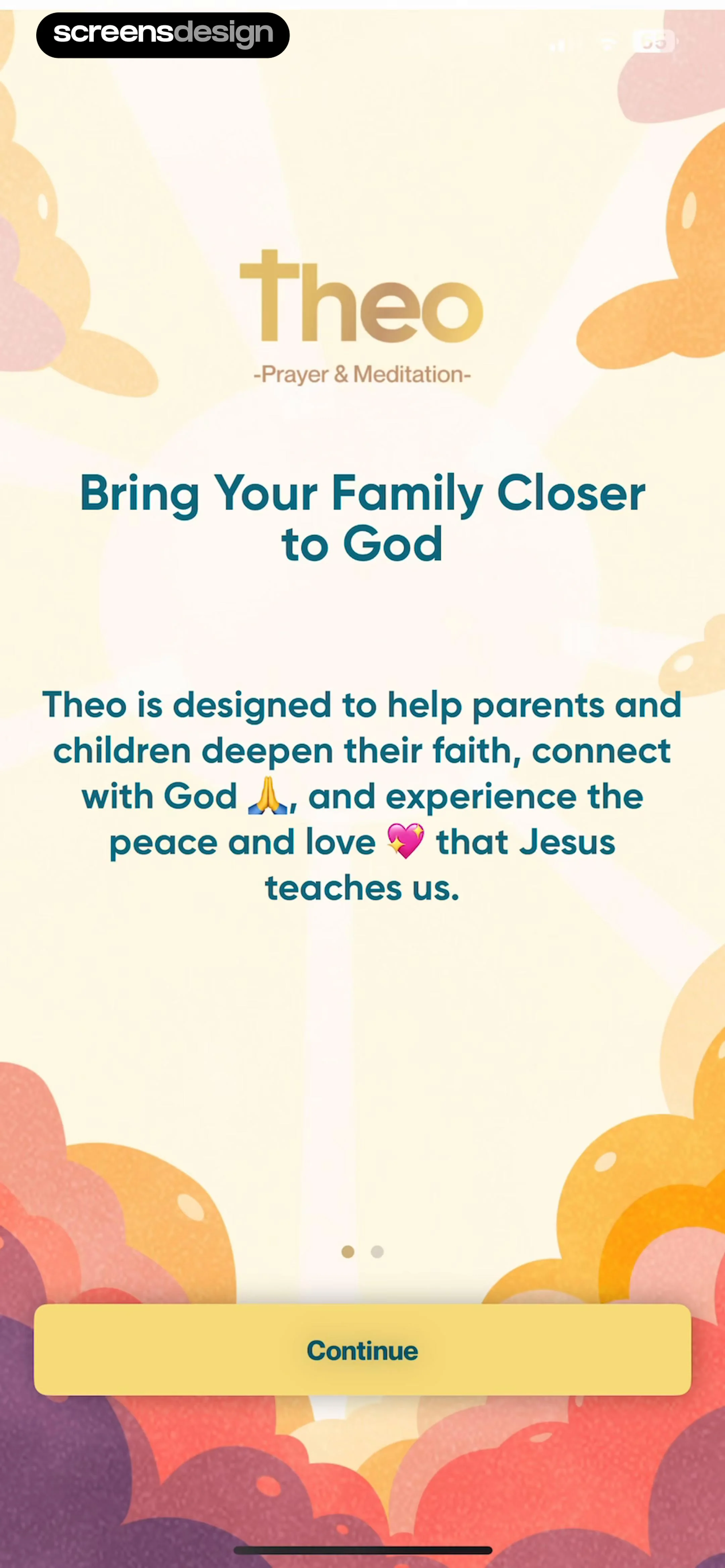 Theo: Prayer & Meditation screen 4
