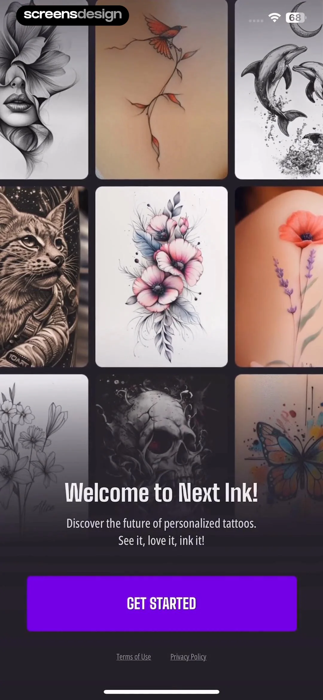 Next Ink: AI Tattoo Design screen 3