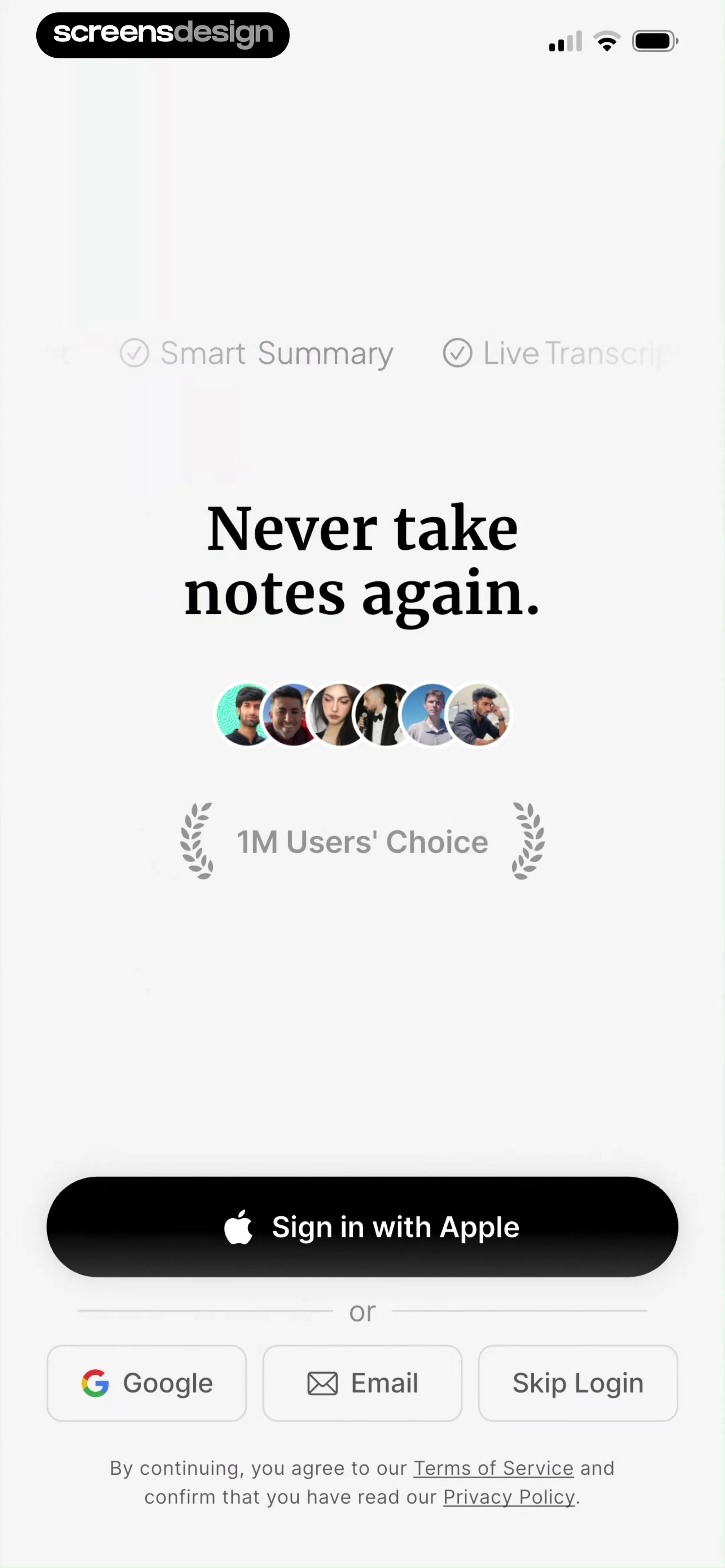 HyNote: AI Note Taker, Summary screen 6