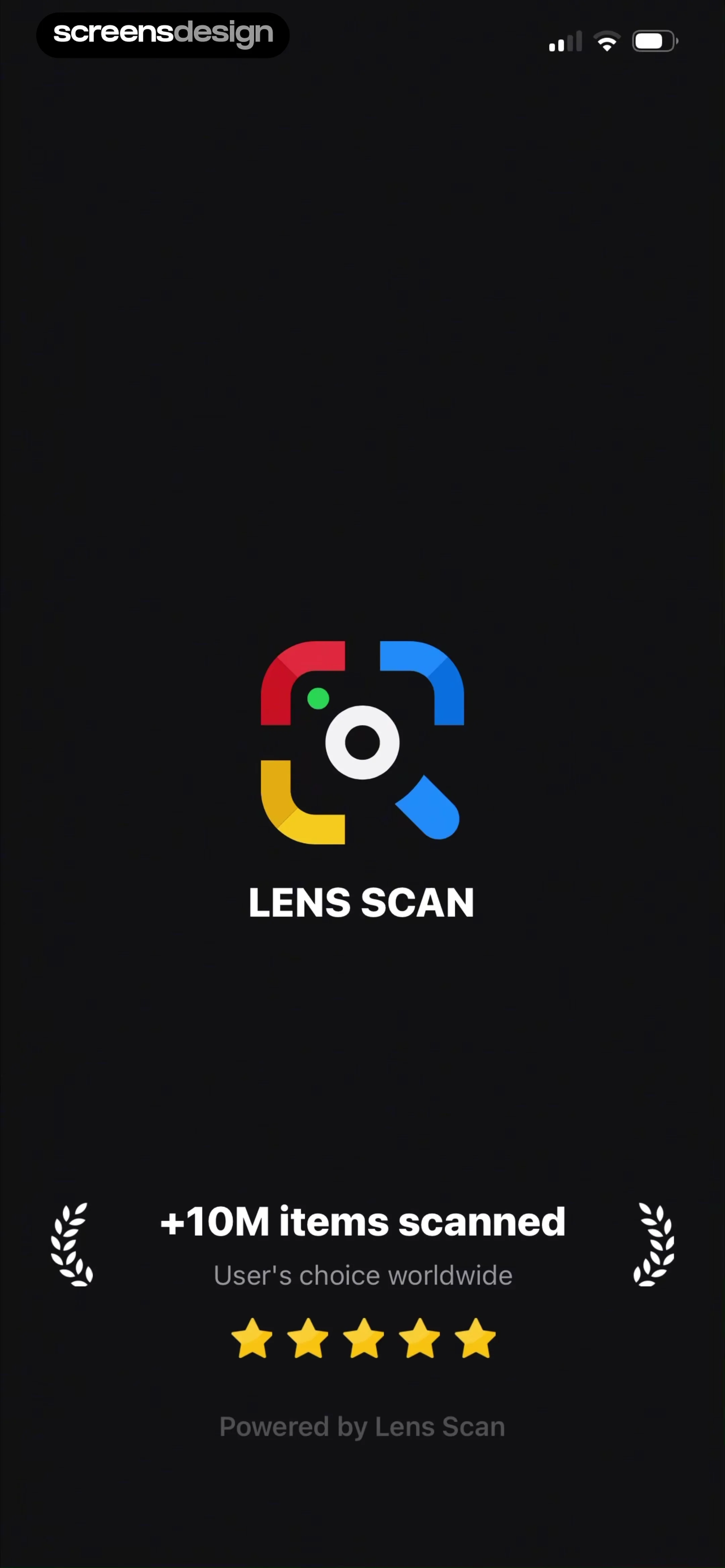 Lens Scan: Identify Anything screen 1