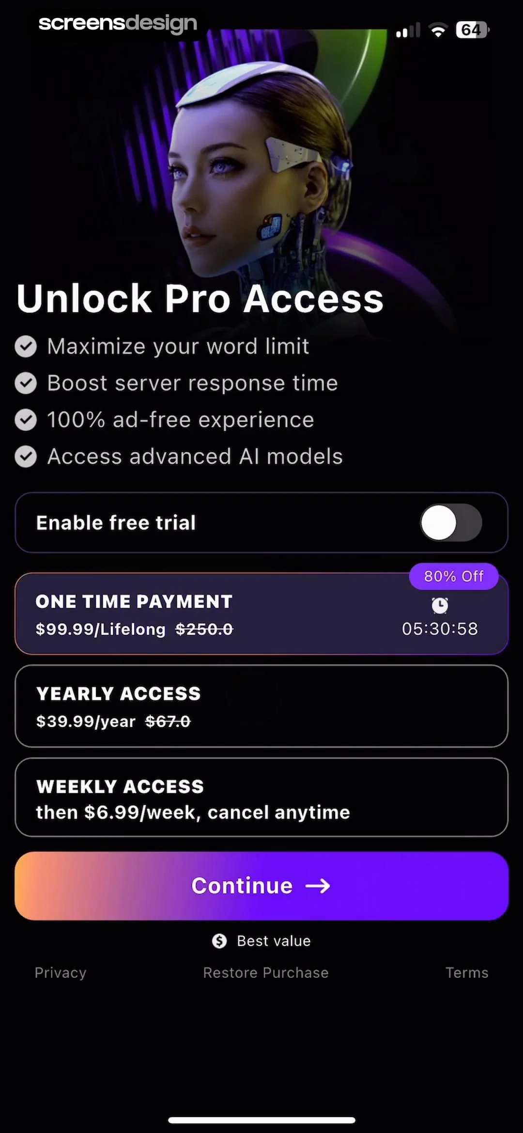 G.AI 4.1 -AI Chatbot Assistant screen 3