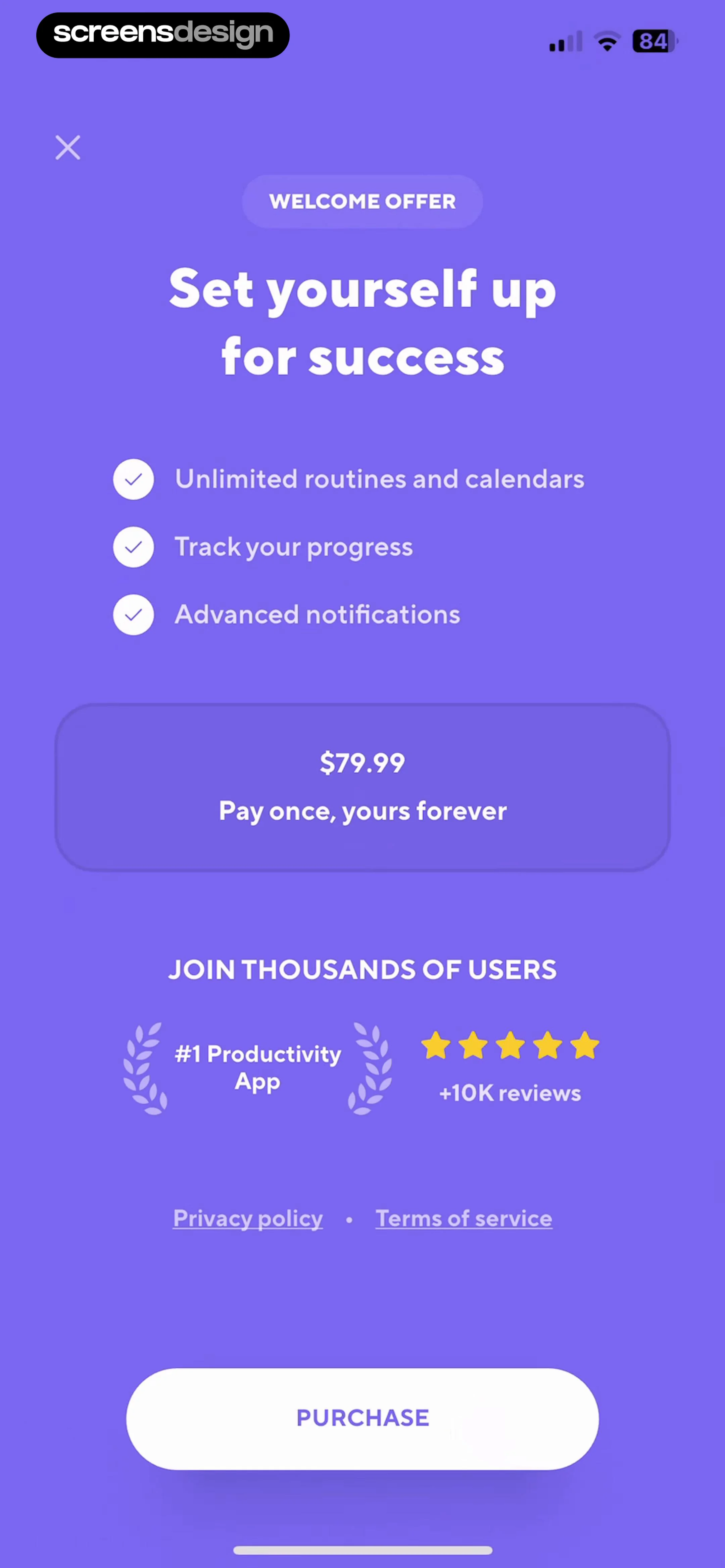 TimeBloc - Daily Planner screen 3