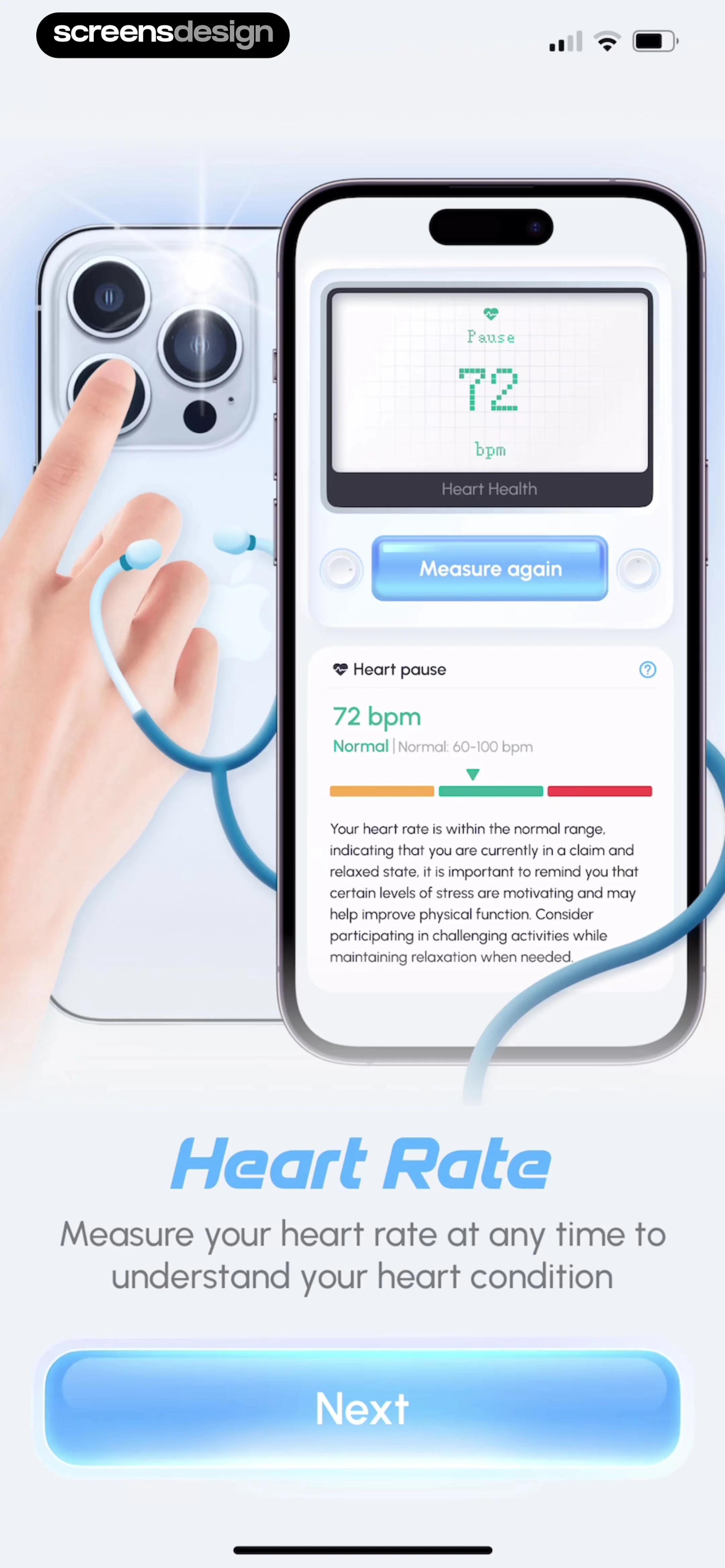 PulseTrackr：Heart Rate & HRV screen 3