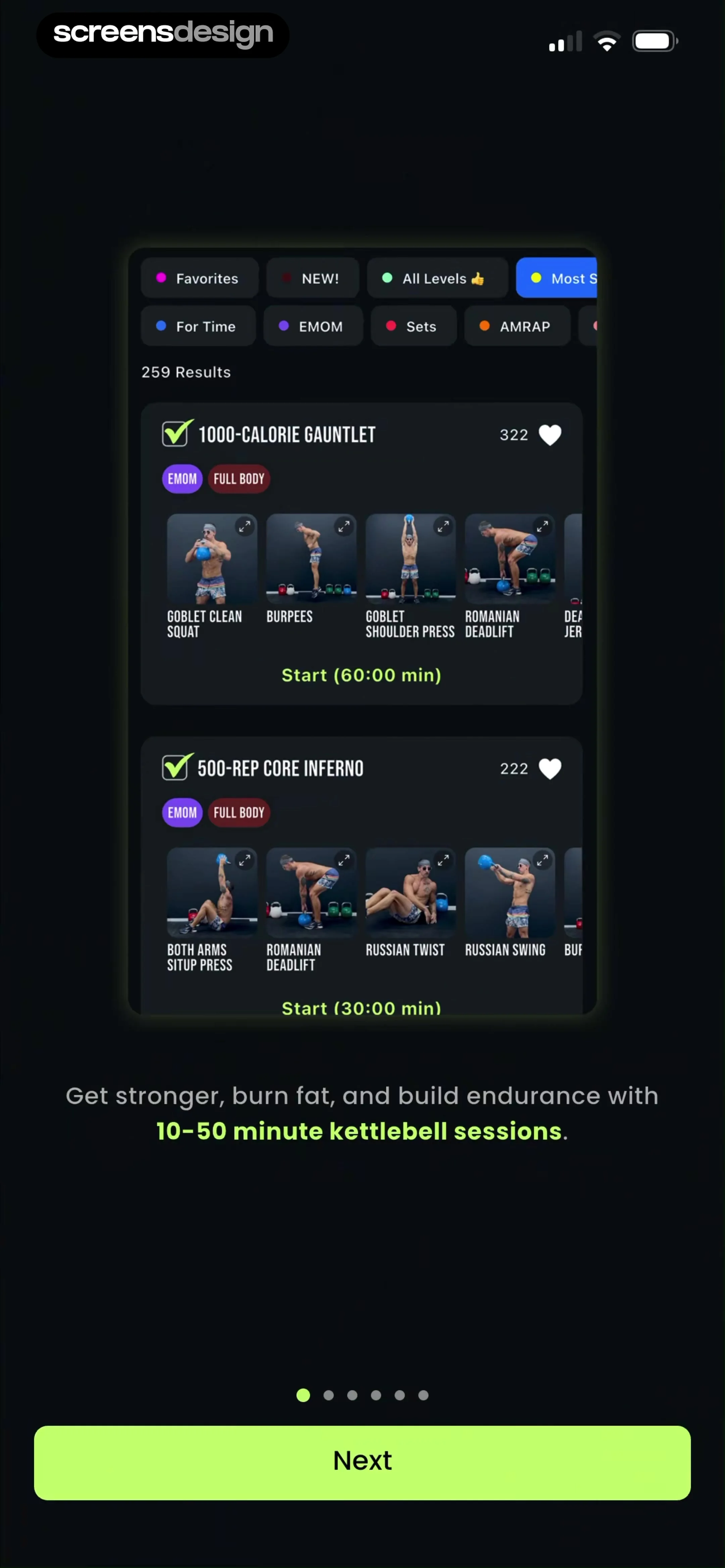 KBMH - Kettlebell Workouts screen 3