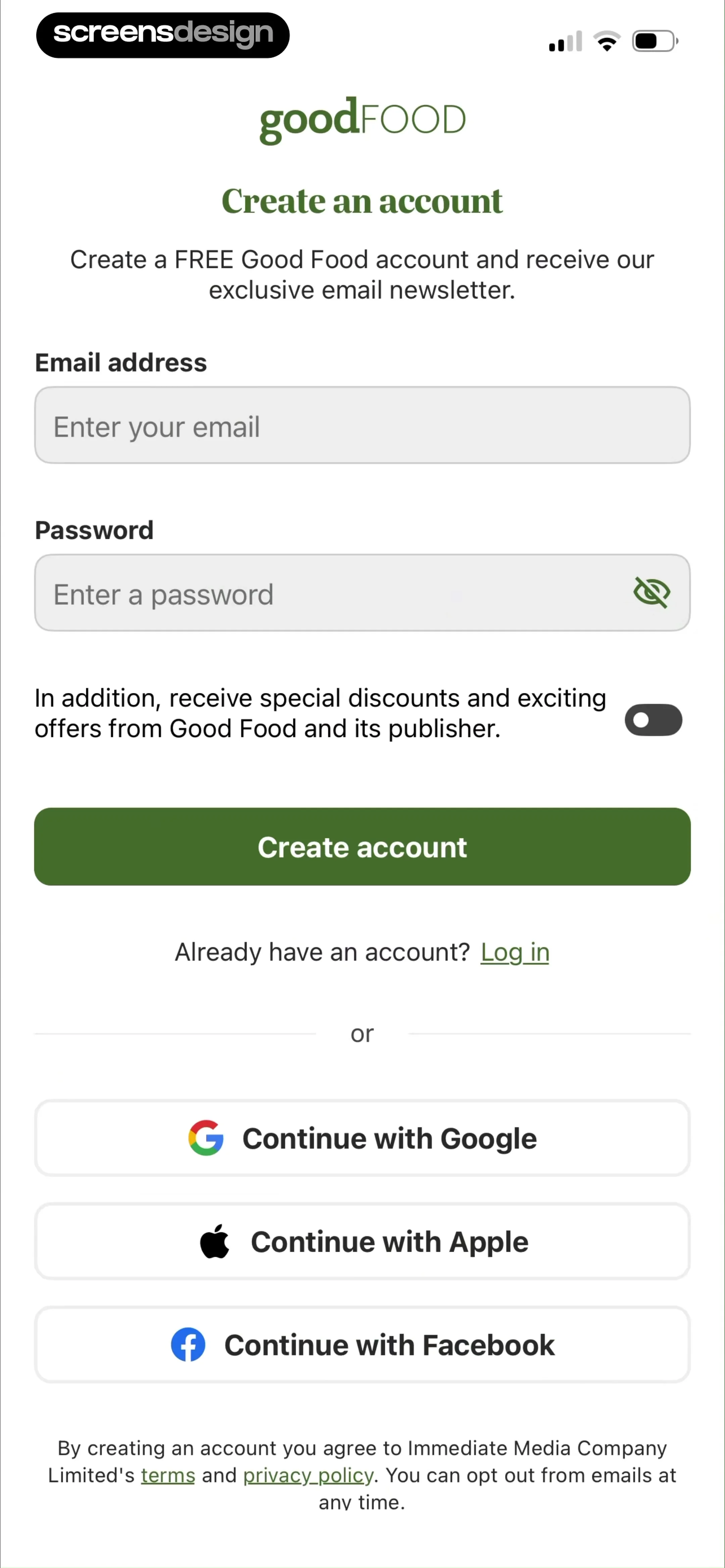 Good Food: Recipe Finder screen 7