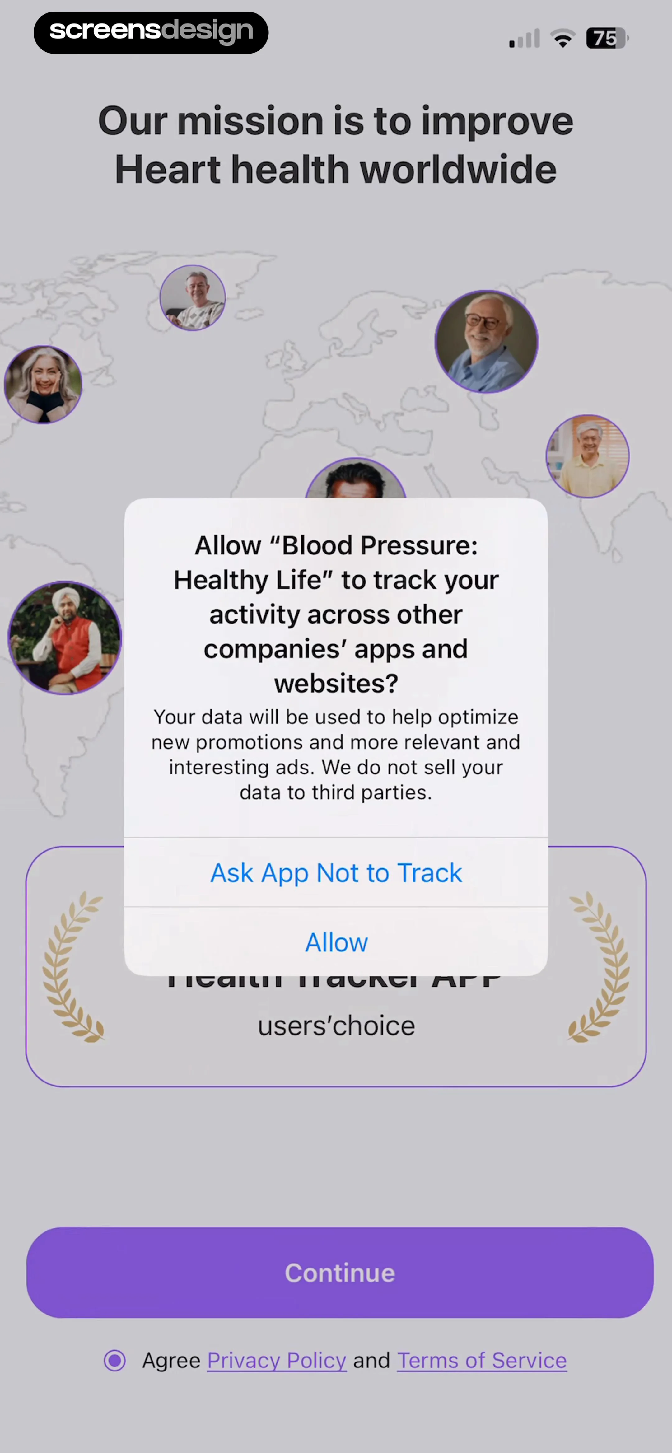 Blood Pressure: Healthy Life screen 2