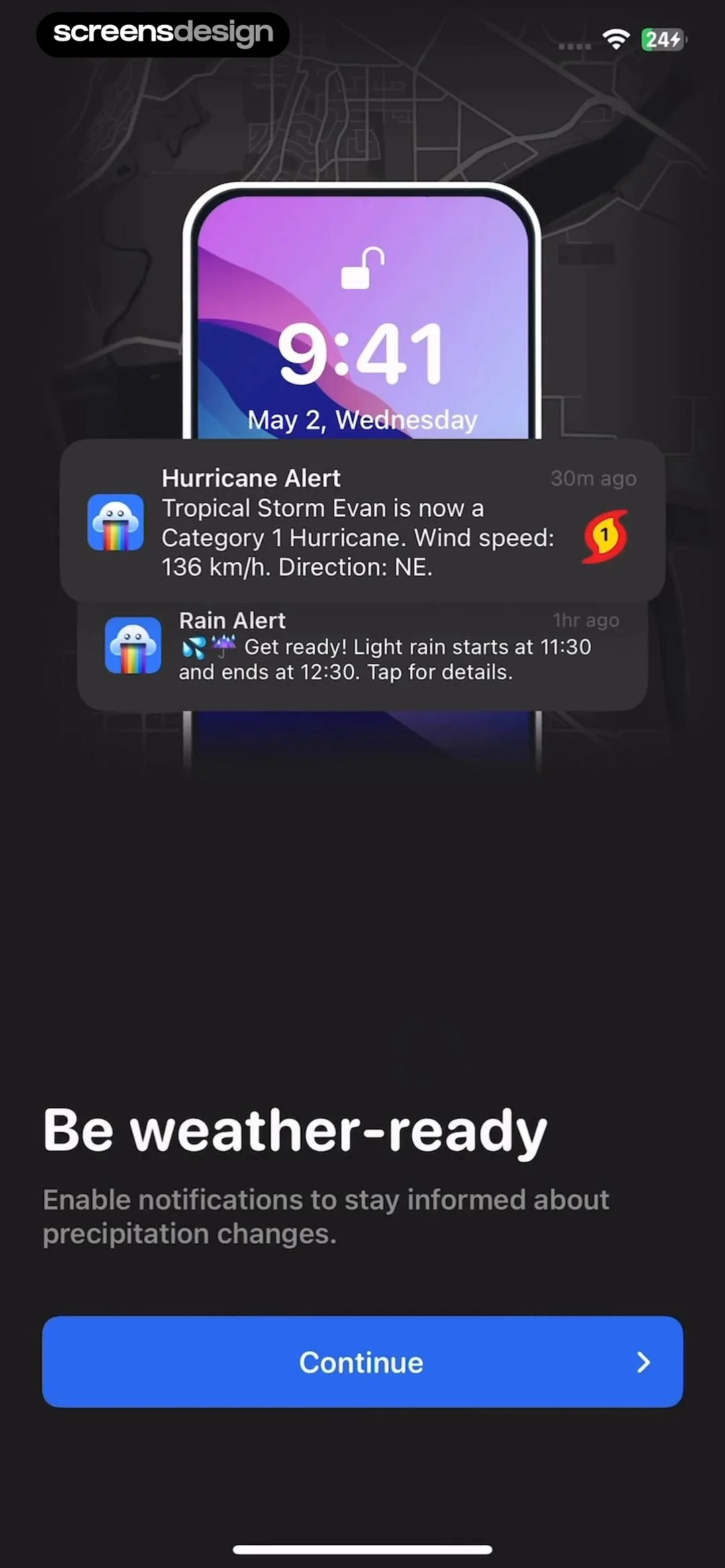 Rainbow AI: Weather Radar screen 4