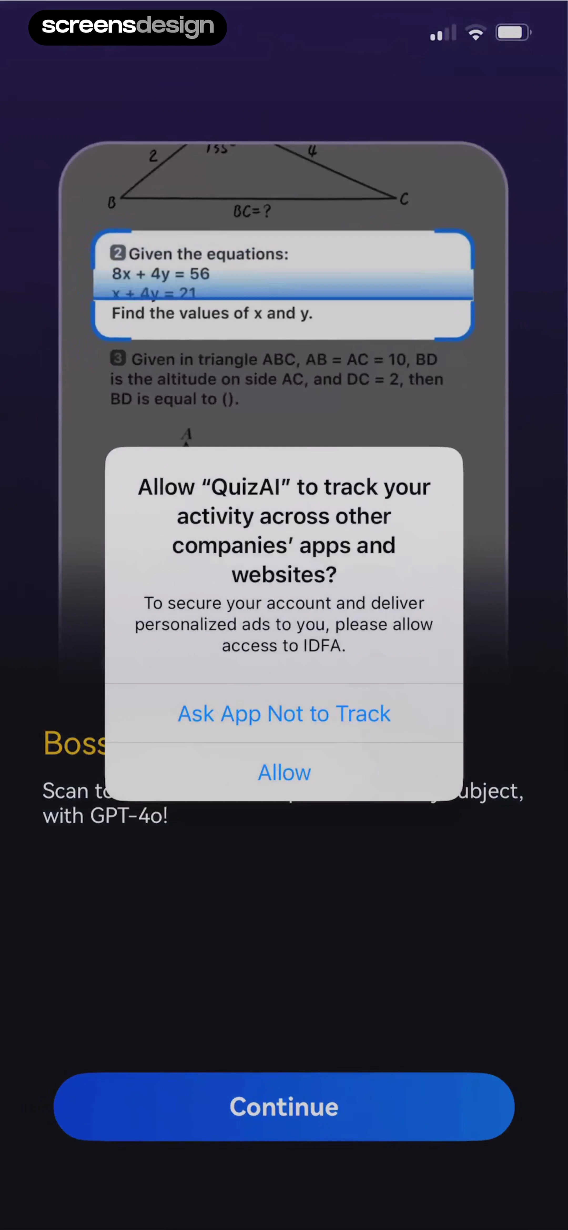 Quiz AI: AI Homework Helper screen 2