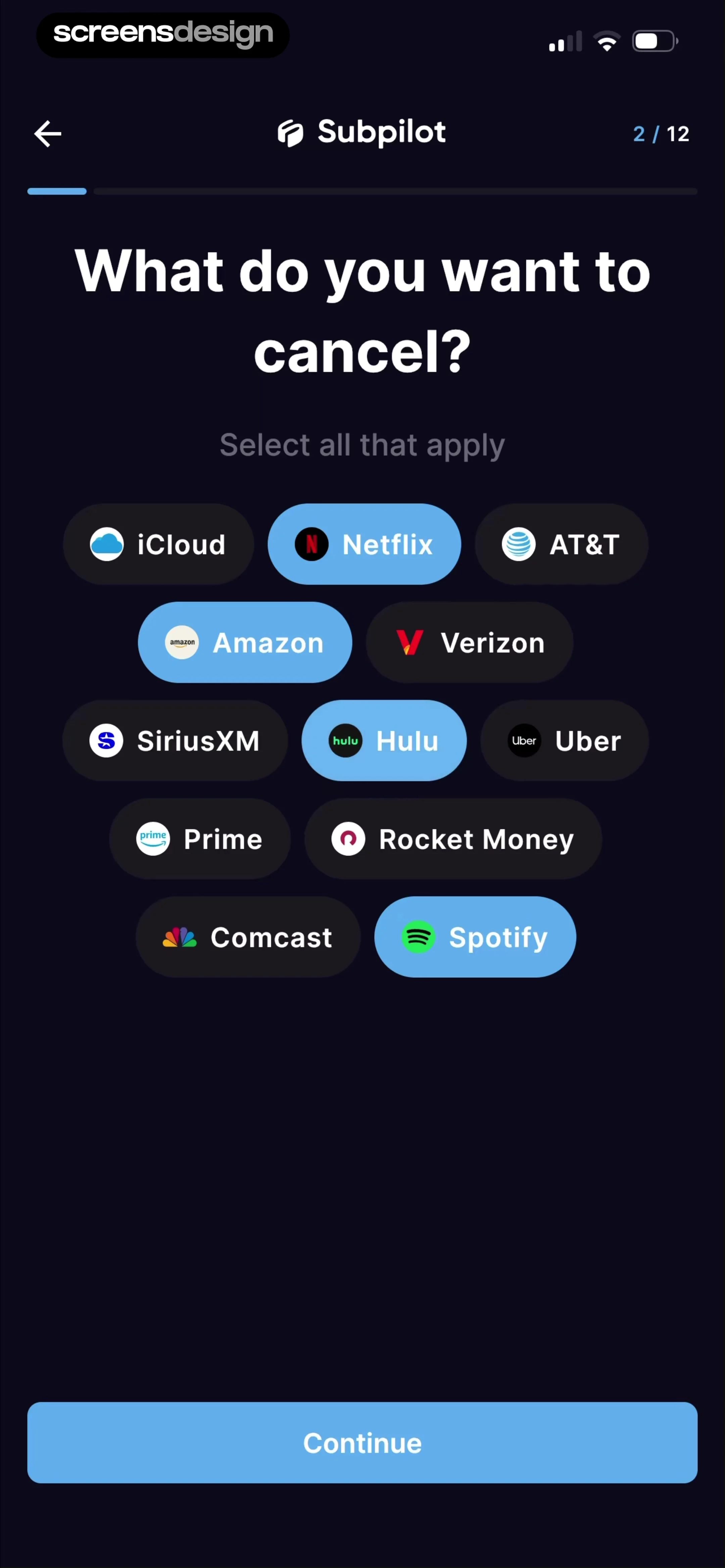 SubPilot: Cancel Subscriptions screen 6