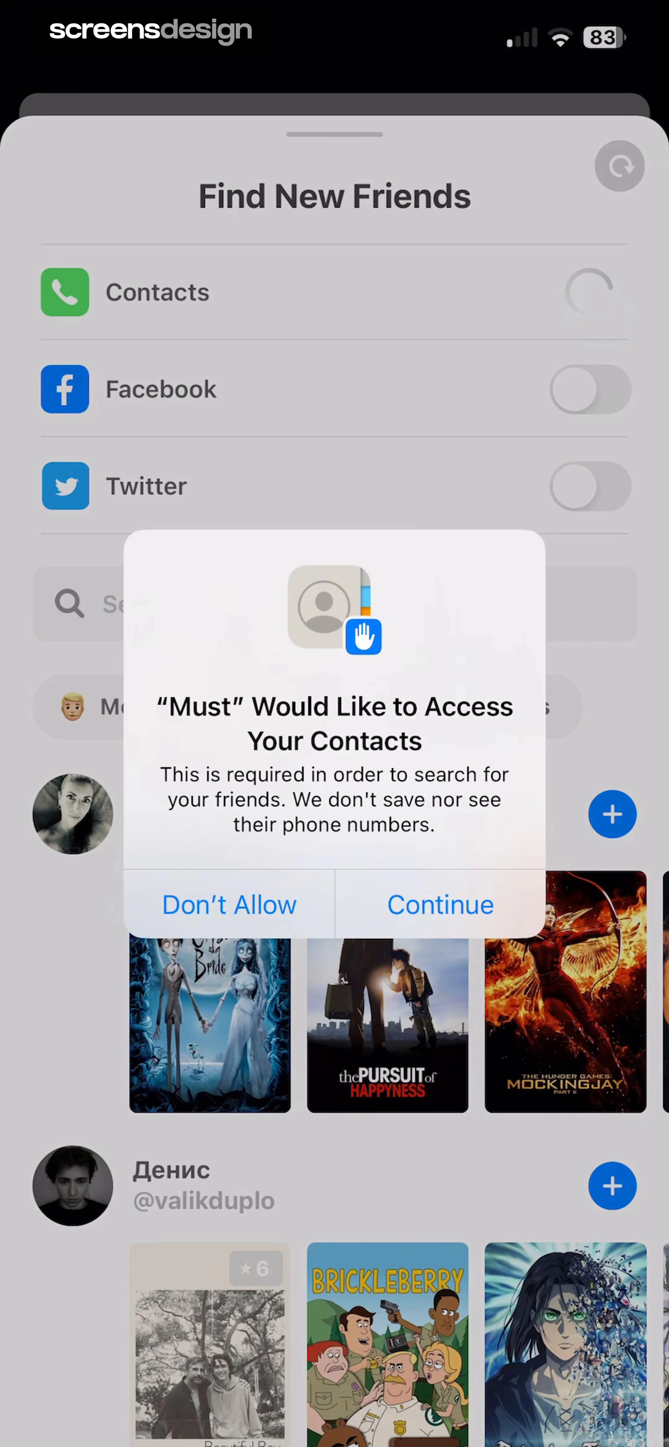 Must for Movies & TV screen 8