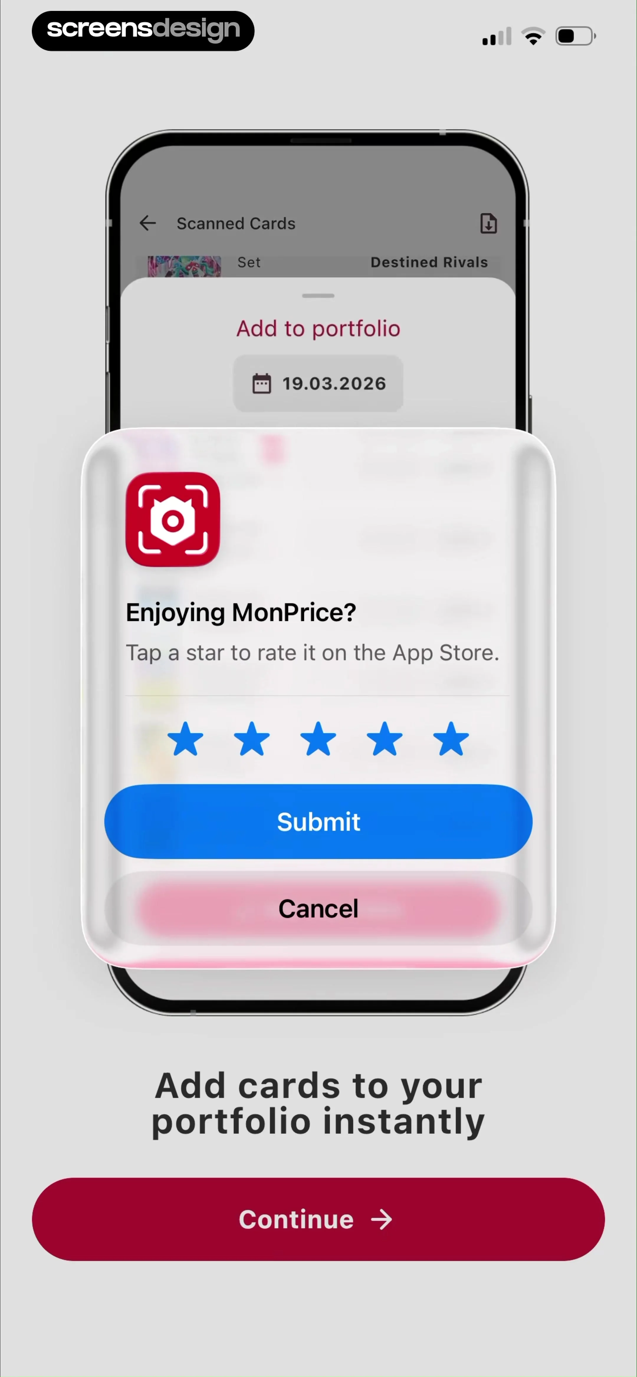 MonPrice Collector & Scanner screen 6
