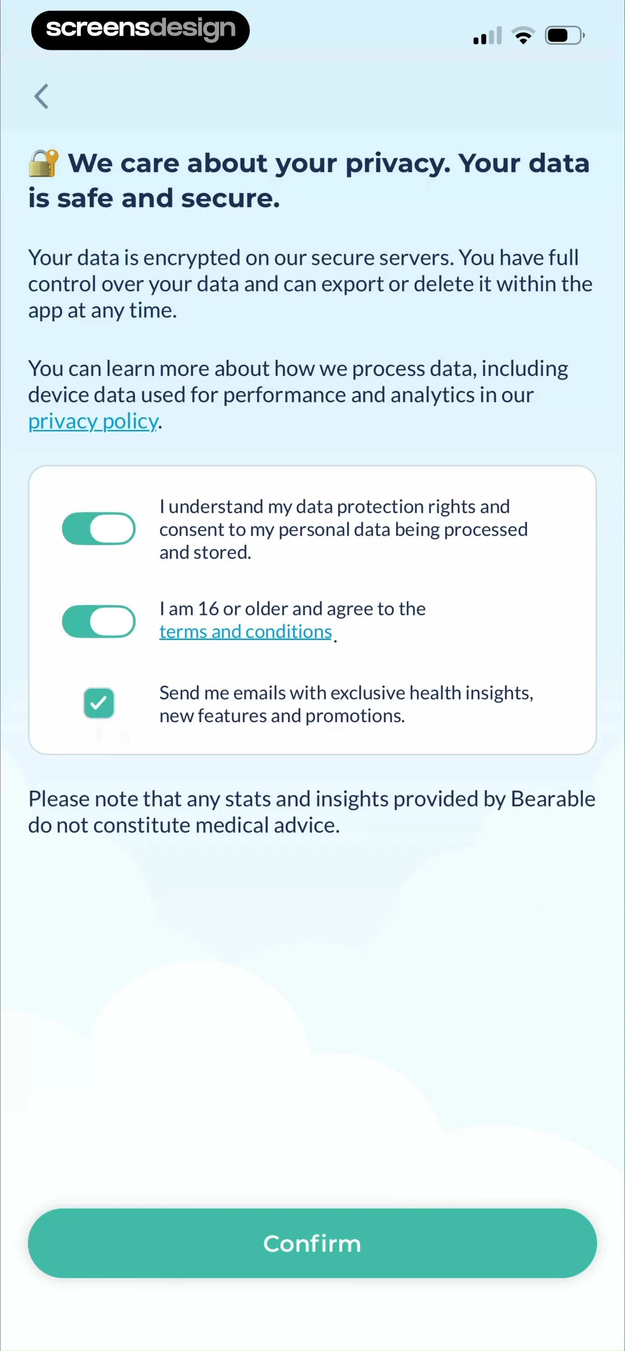 Bearable - Symptom Tracker screen 8