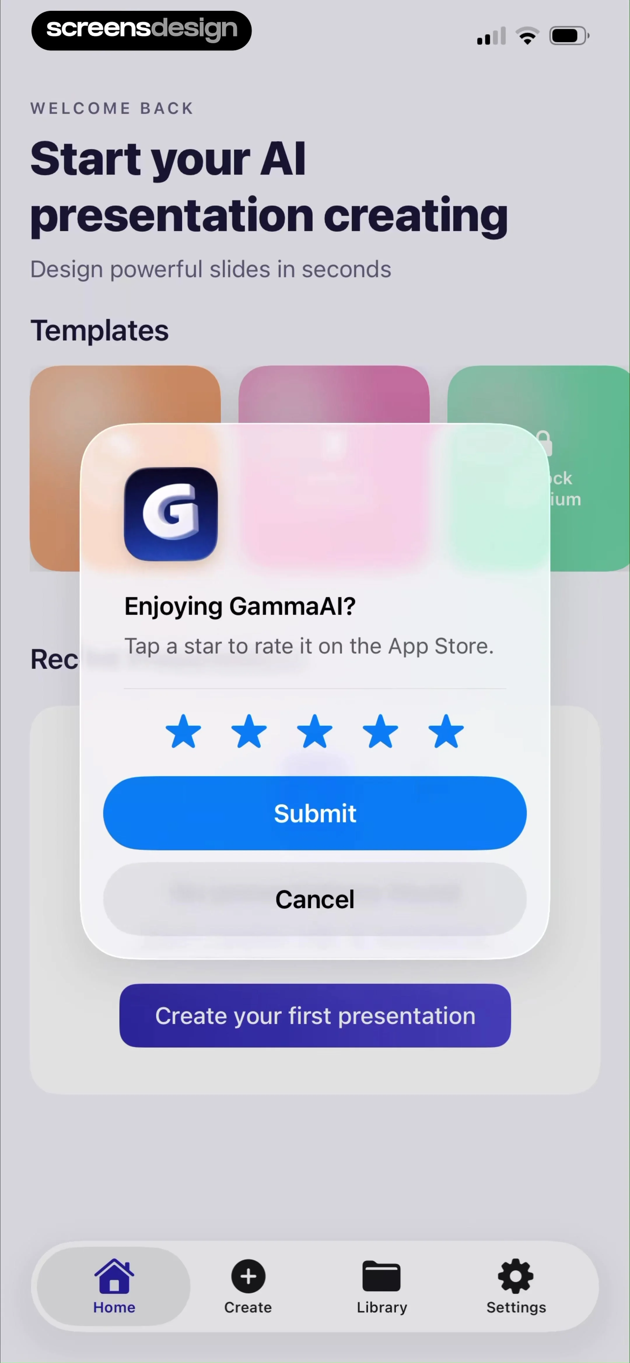 GammaAI - Presentation Maker screen 7