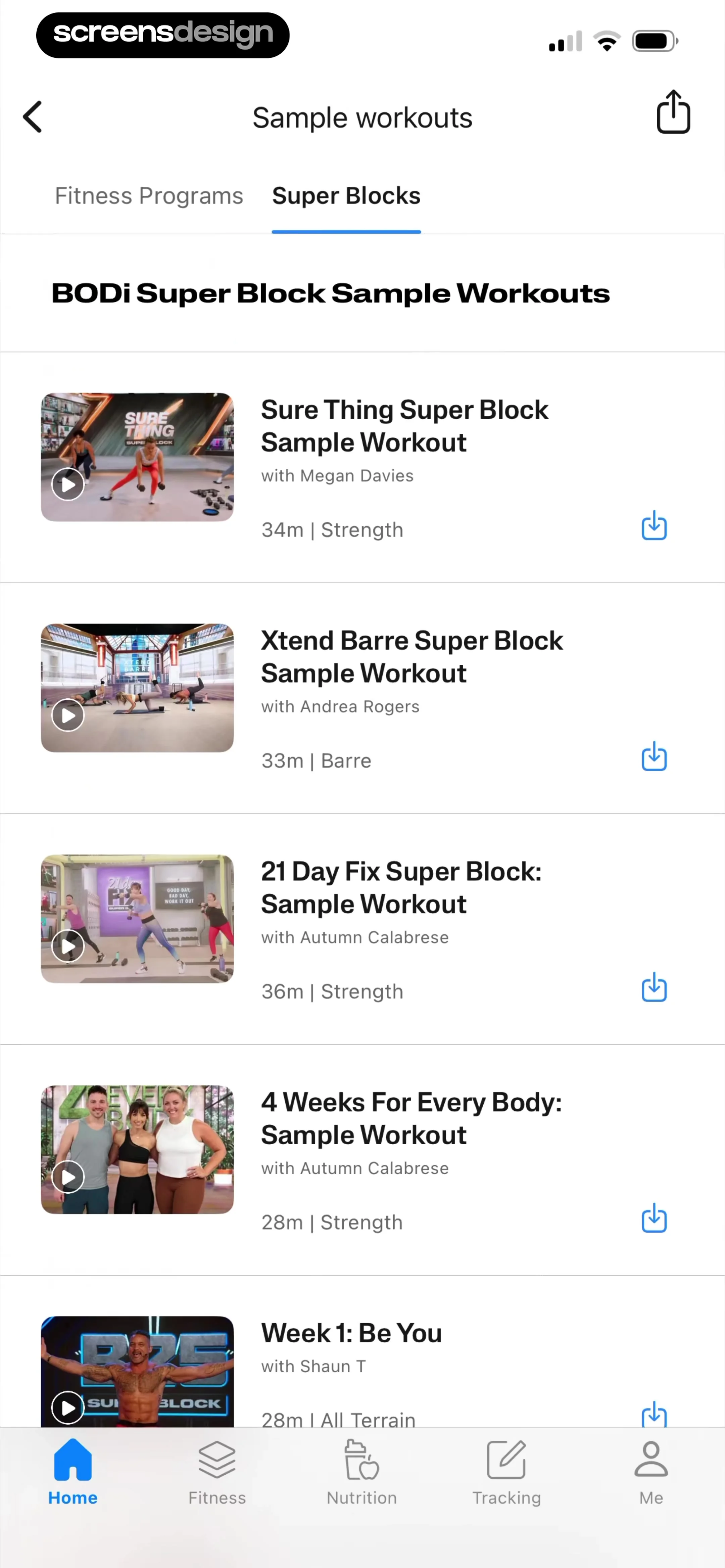BODi Fitness: Home Workouts screen 33